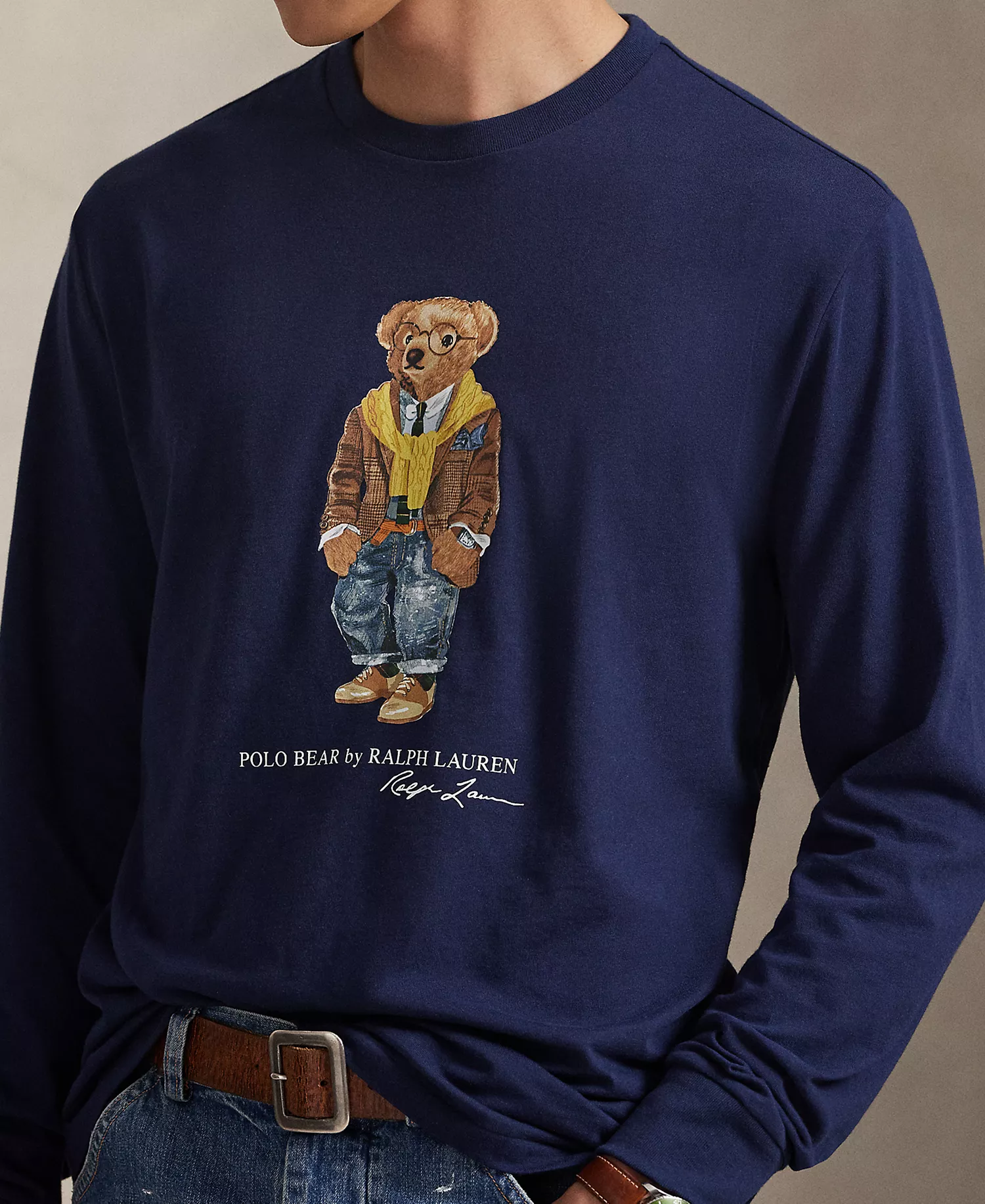 Men's Classic Fit Long-Sleeve T-Shirt - Newport Navy - 2XL