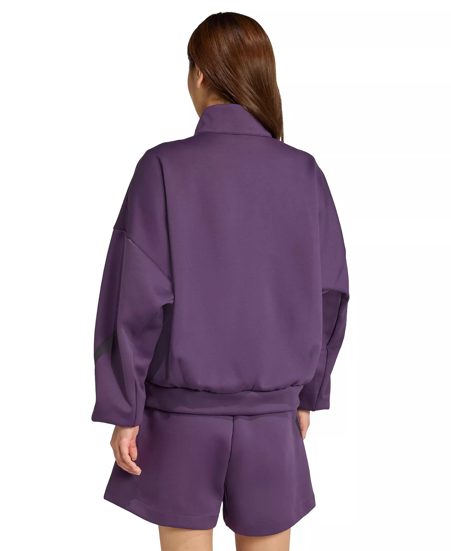 Women's Z.N.E. Zip-Front Long Sleeve Track Jacket  - Aurora Plum - L