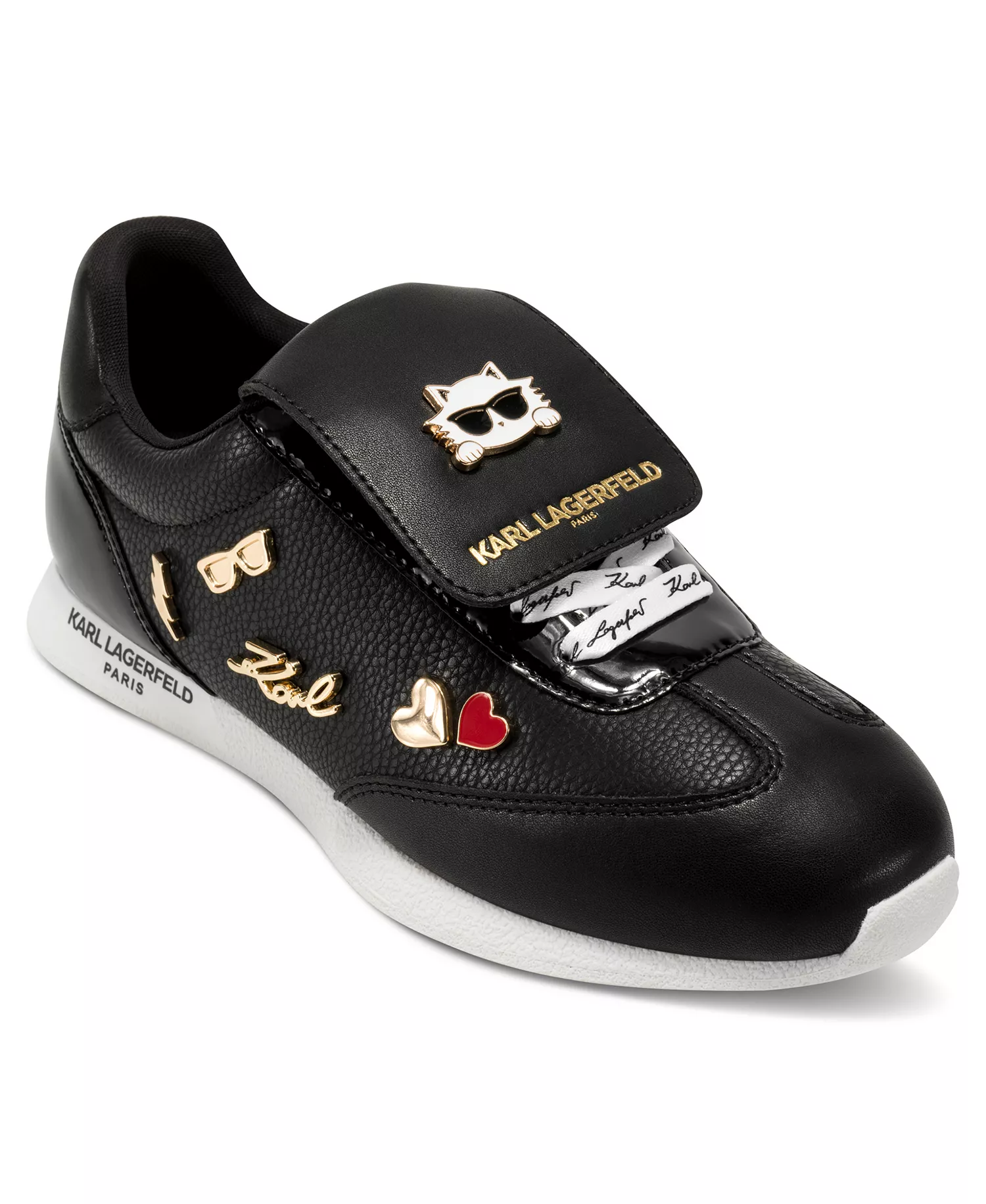 Women's Minia Pins Lace-Up Sneakers - Black - 5.5M