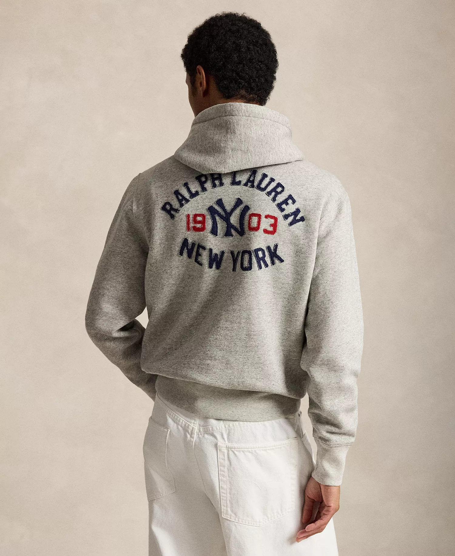 Men's Long-Sleeve Hooded Sweatshirt - Loft Heather - 2XL