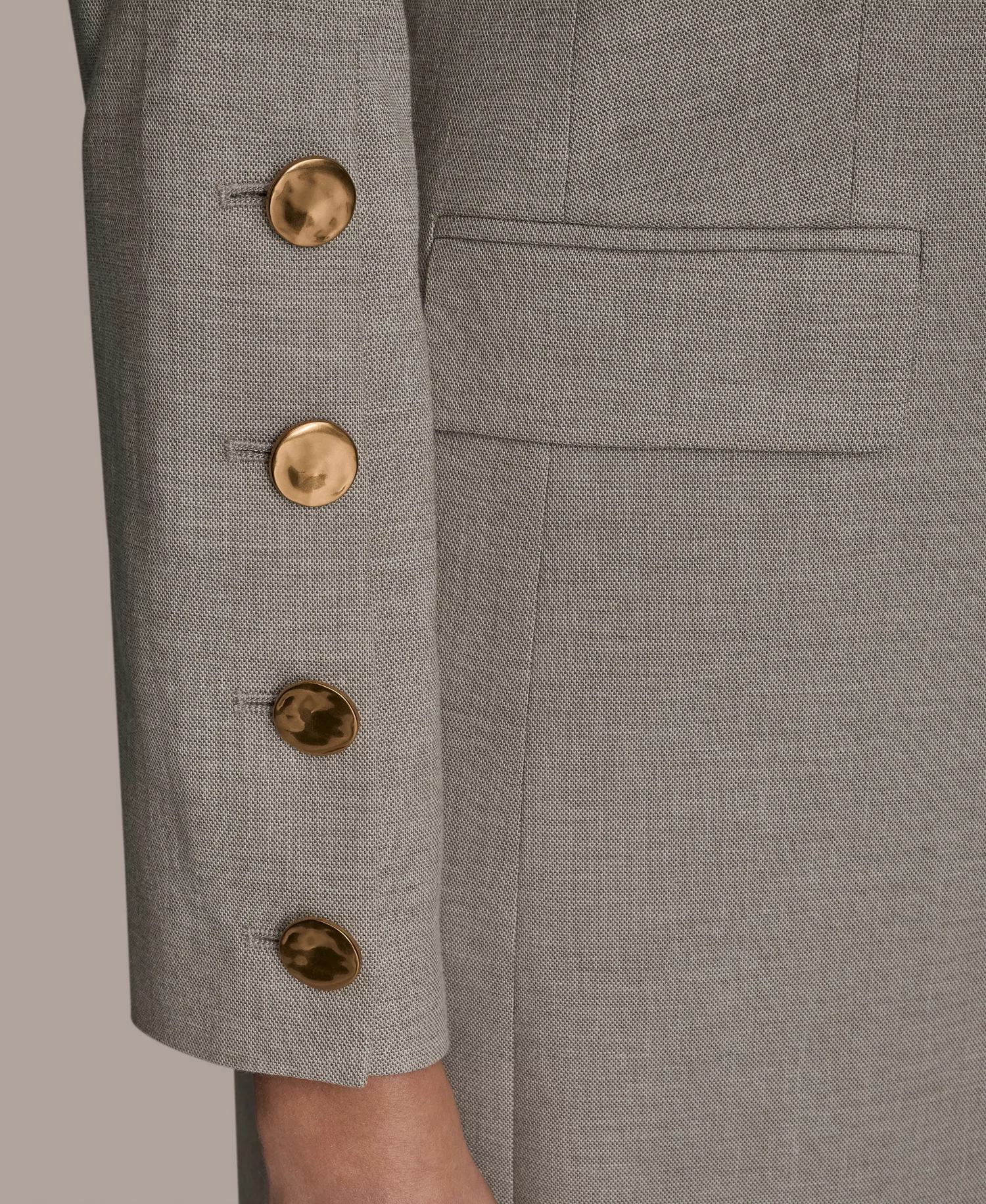 Women's Open Front Blazer - Vapor Multi - 0