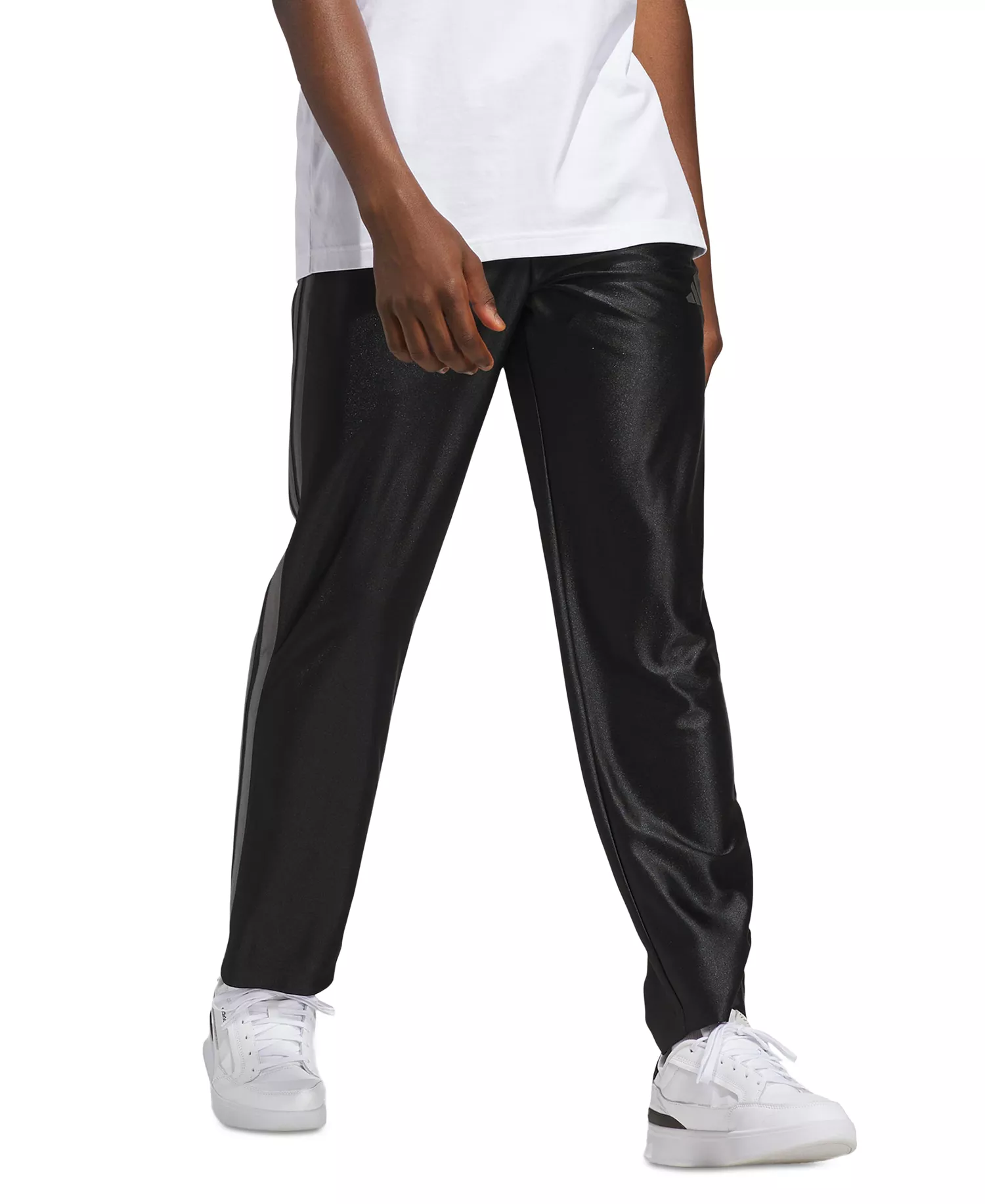 Men's Shine Open Regular-Fit Track Pants - Black - 2XL