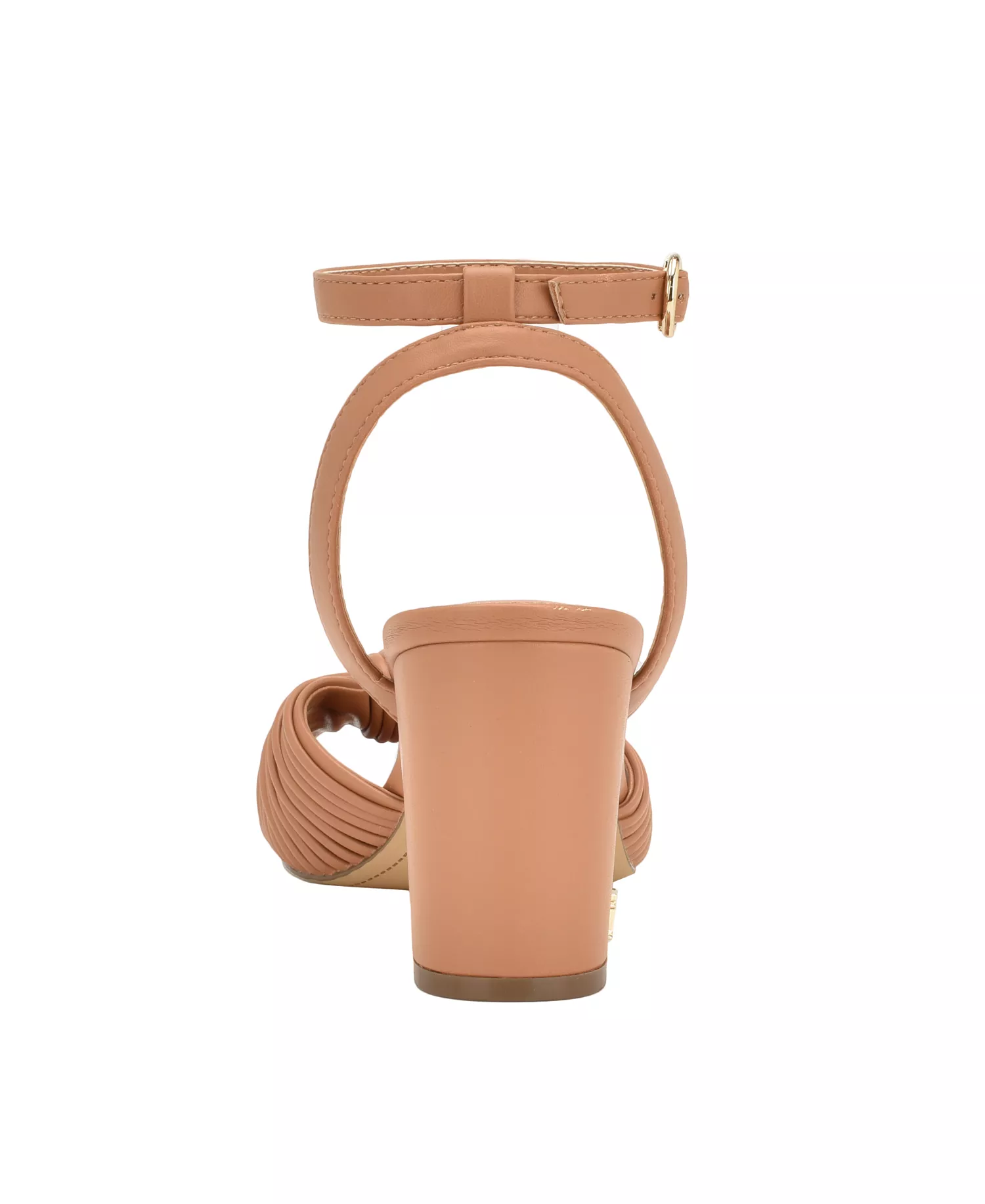 Women's Sarifina Knotted Block Heel Sandals - Medium Natural - 10M