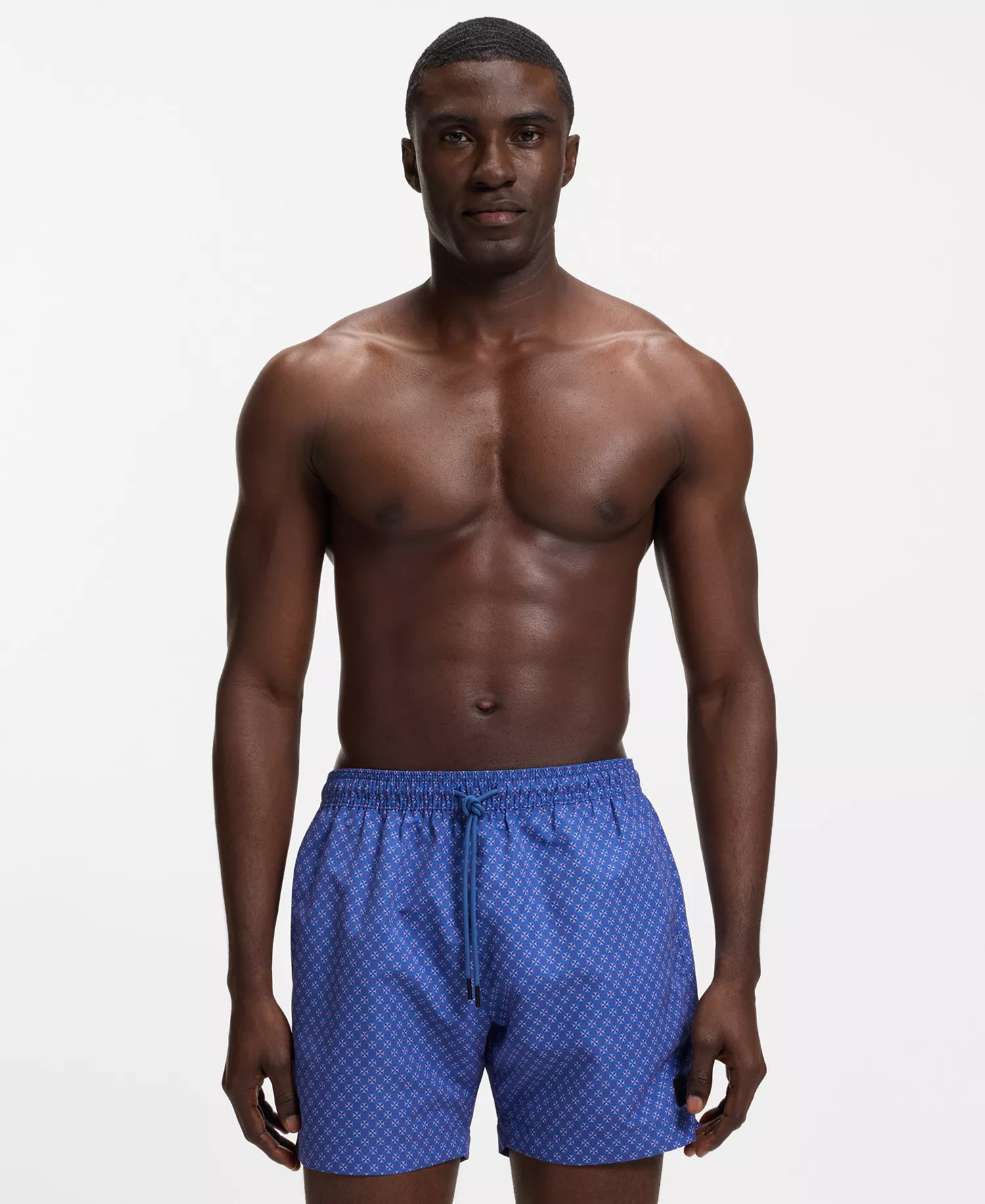 Men's Printed Dots 5" Swim Trunks - Blue/pink - 2XL