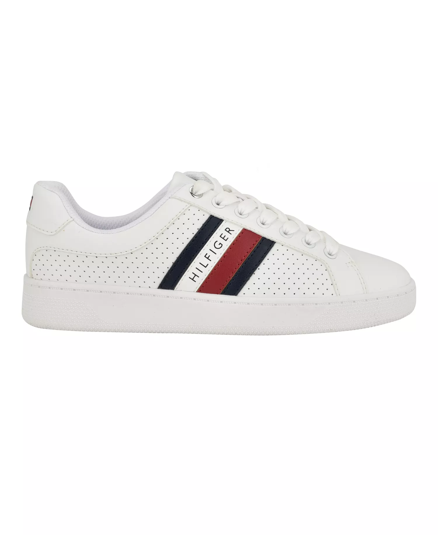 Women's Jallya Perforated Court Sneakers - White - 10M