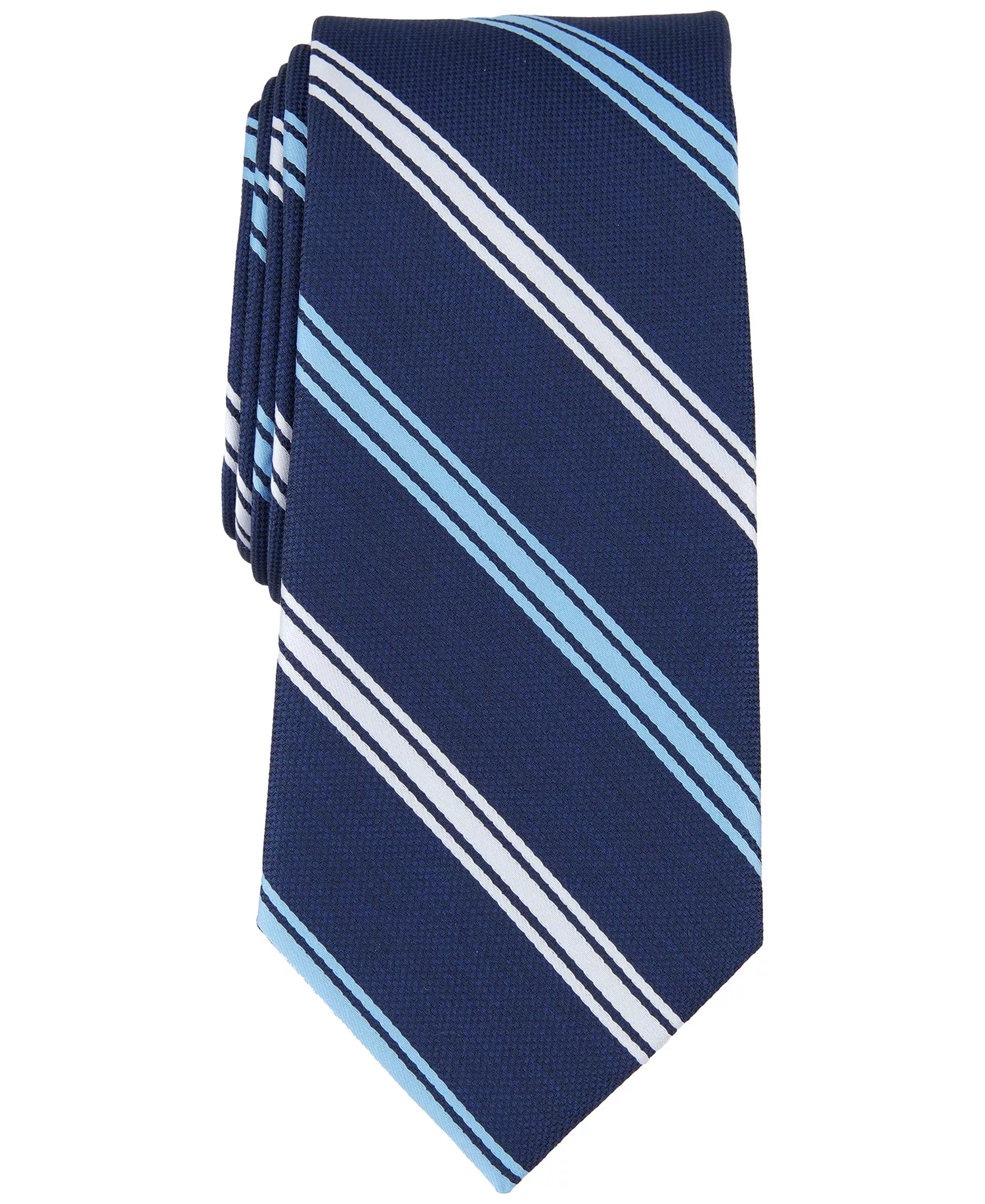 Men's Wenrich Stripe Tie - Navy - ONE SIZE