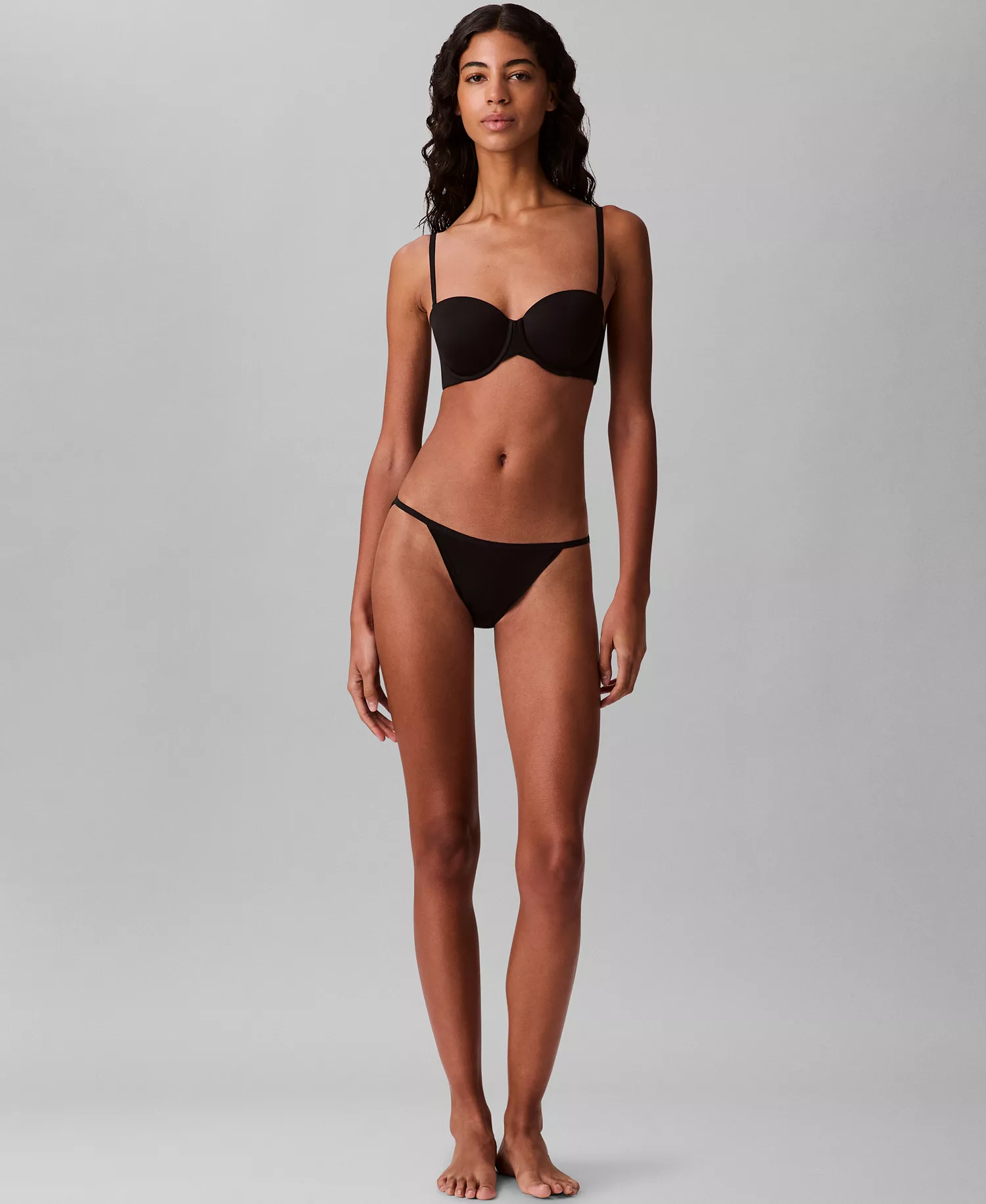 Women's Lightly Lined Underwire Bra QF7537 - Black - 30 - A