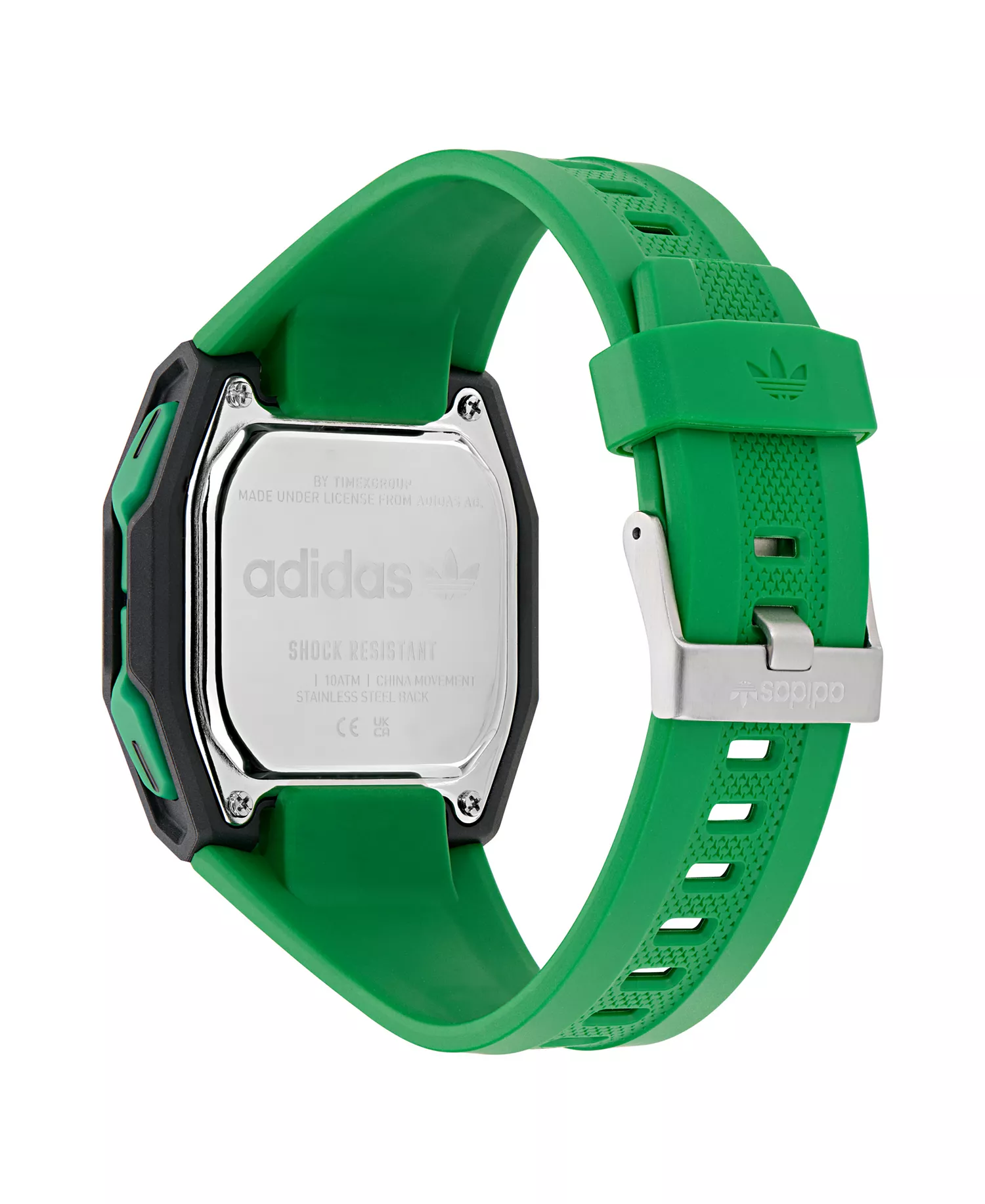 Unisex Analog Green Resin Watch, 48mm - Green - No Size