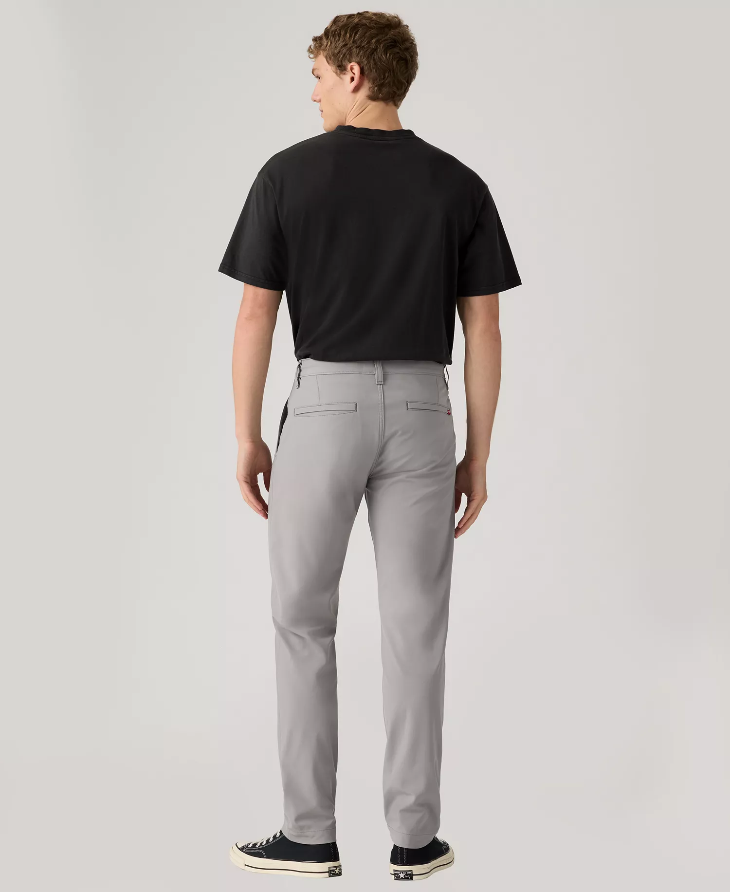 Men's Standard Tapered Style Flex-Tech Chino Pants - Gray - 29x30