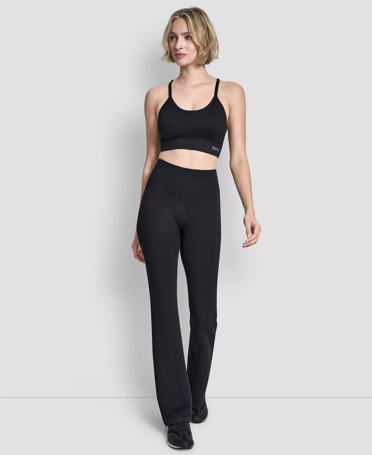 Women's Super High Waist Flare Pants - Black - L