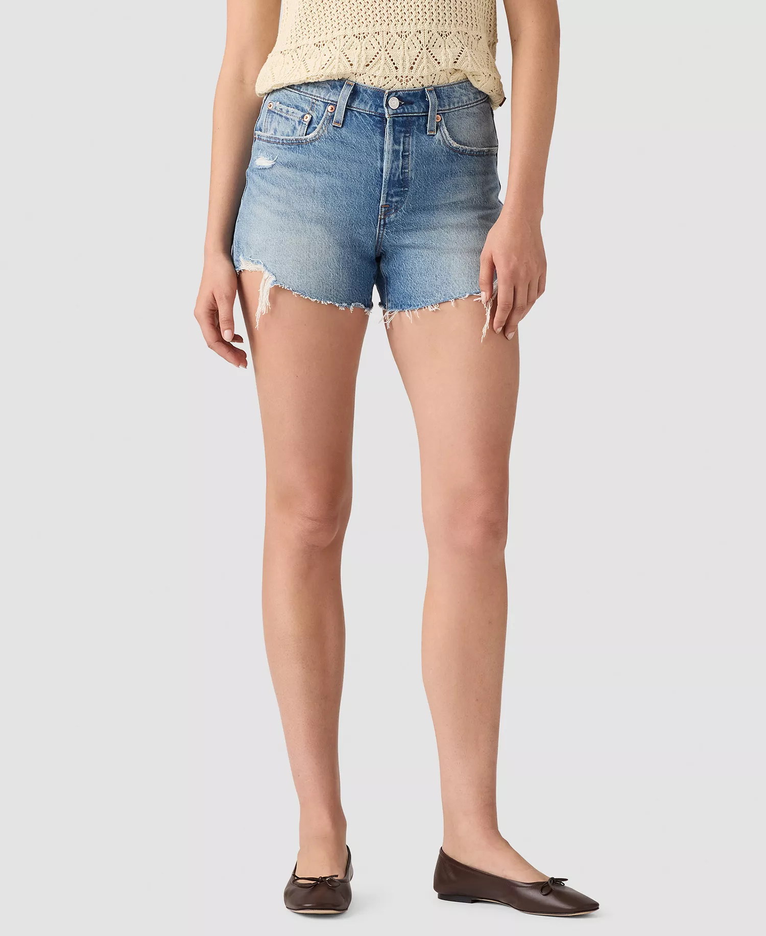Women's 501 High-Rise Curve Shorts - Signs Of Success - 24