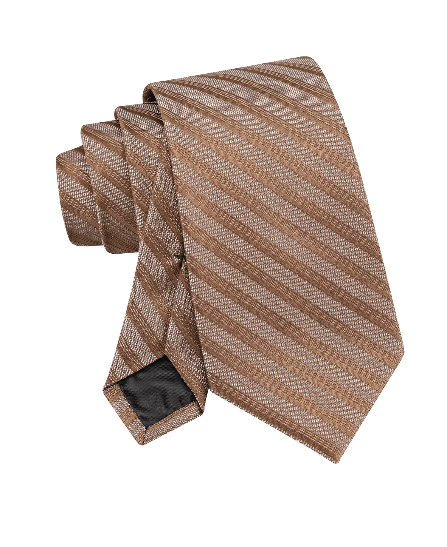 Men's Margot Stripe Tie - Brown - ONE SIZE