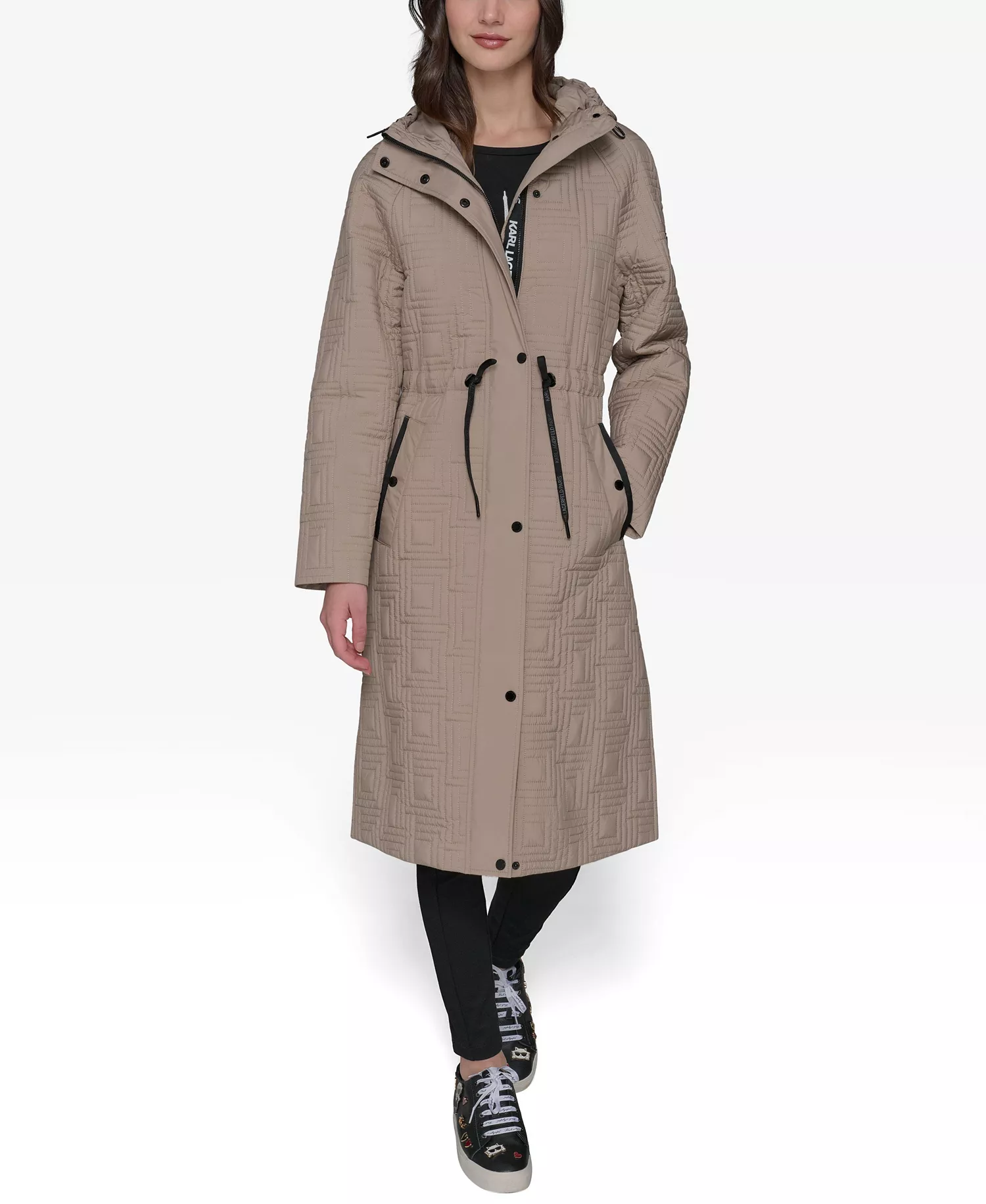 Women's Quilted Anorak - Sand - L