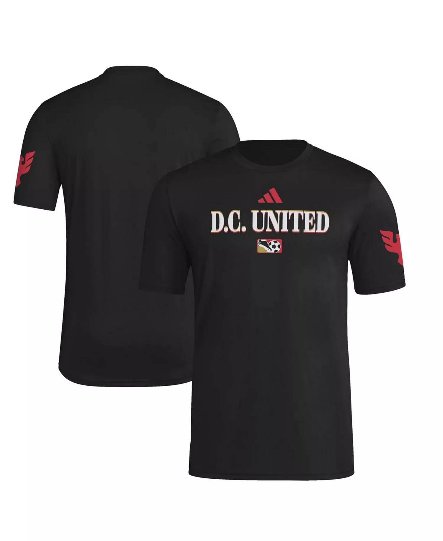 Men's Black D.C. United 2025 Archive Collection Jersey Hook T-Shirt - Black - M