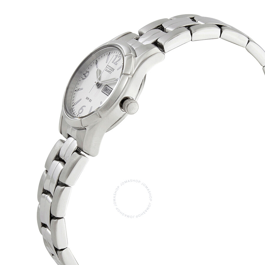 Citizen Quartz Silver Dial Ladies Watch