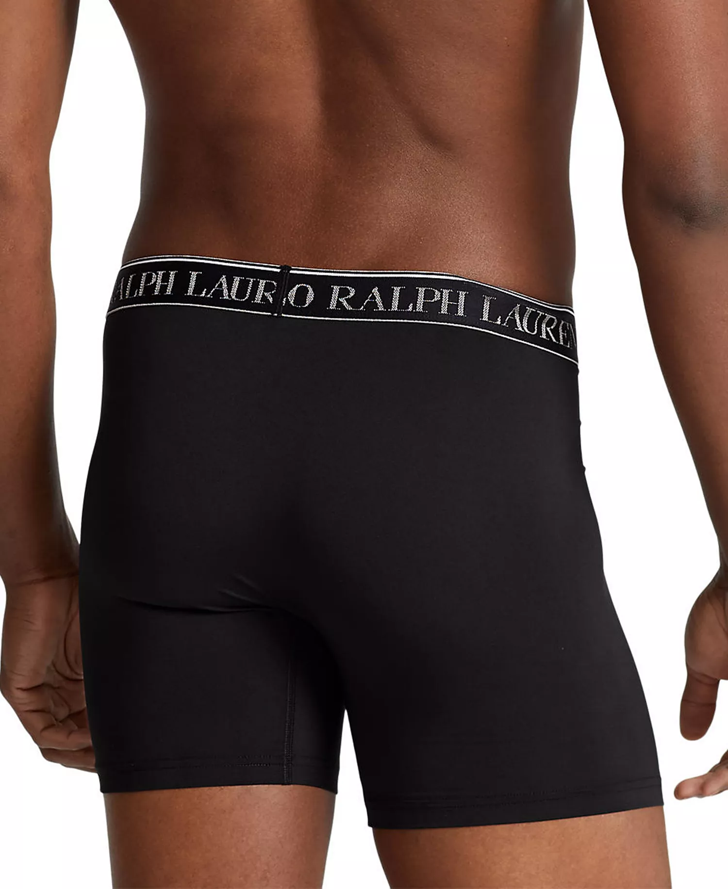 Men's 5-Pack Stretch Classic Fit Boxer Briefs - Assorted Blue/Black/Grey - L
