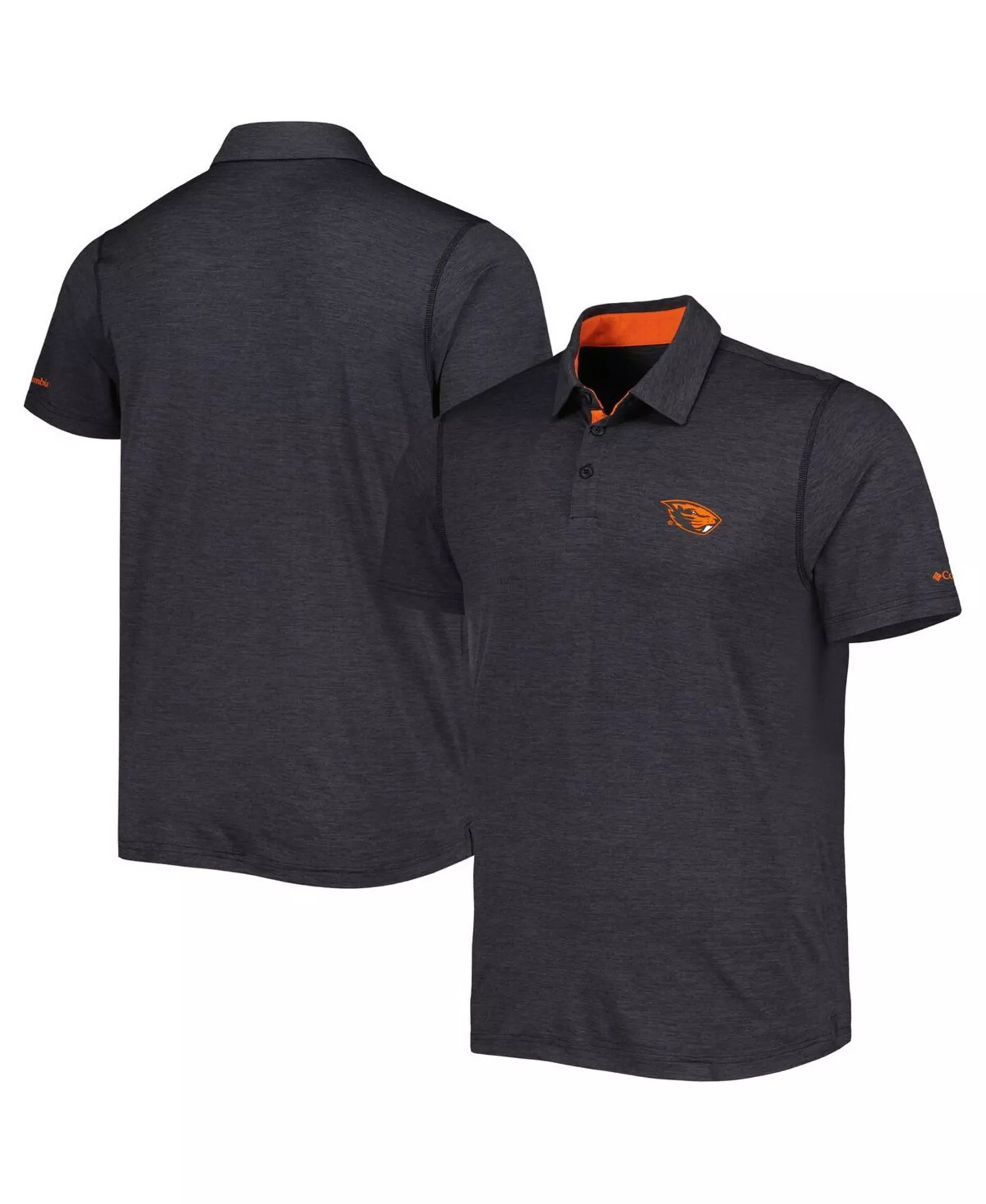 Men's Black Oregon State Beavers Tech Trail Omni-Shade Polo Shirt - Black - XL