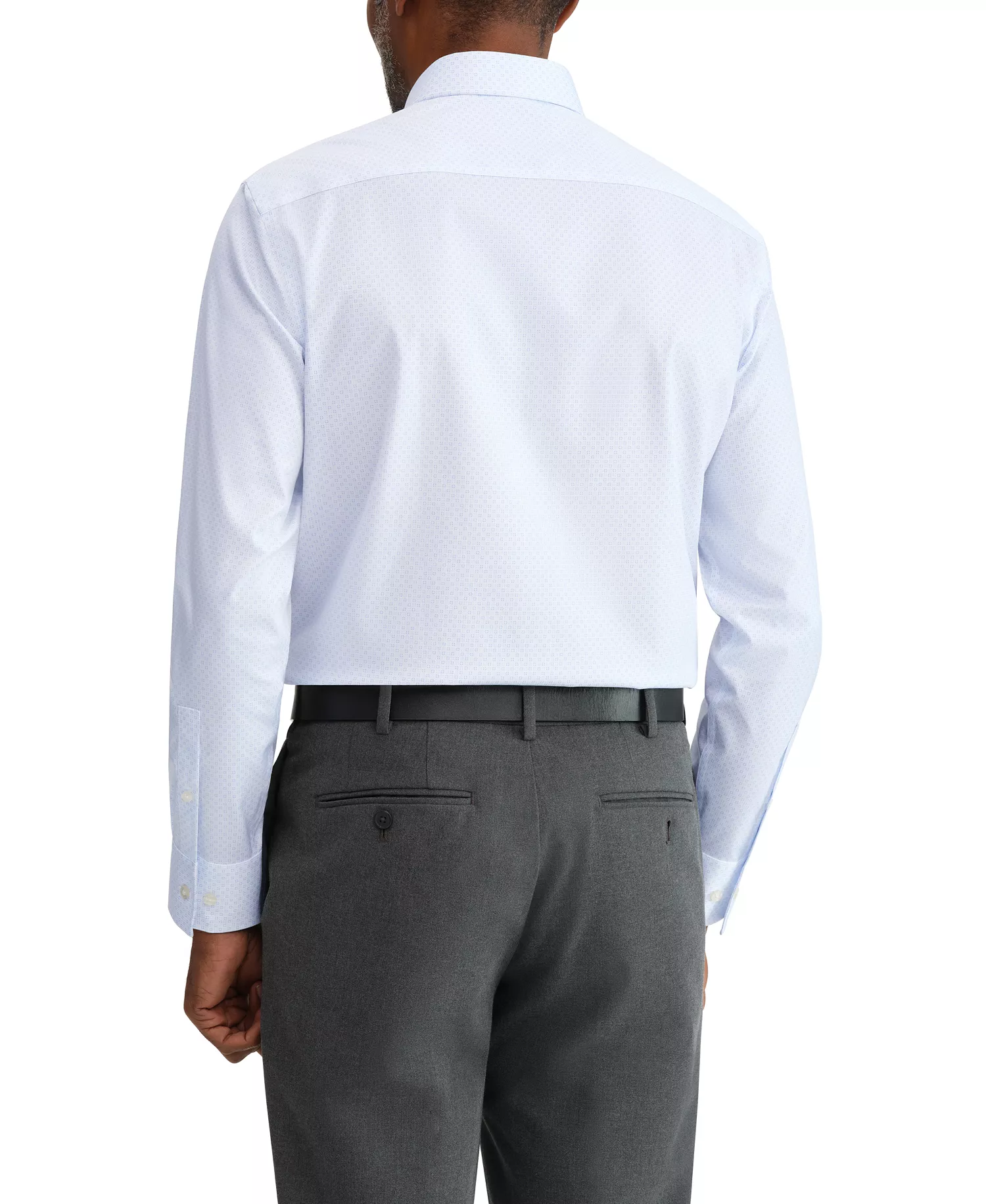 Men's Spread Collar Regular-Fit Dress Shirt - Blue - 14 32/33