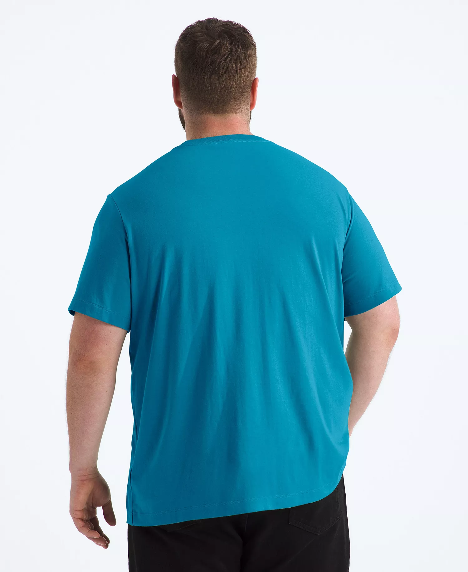 Men's Big Evolution Simple Dome Short Sleeve T-Shirt - Dusk Blue - 2X