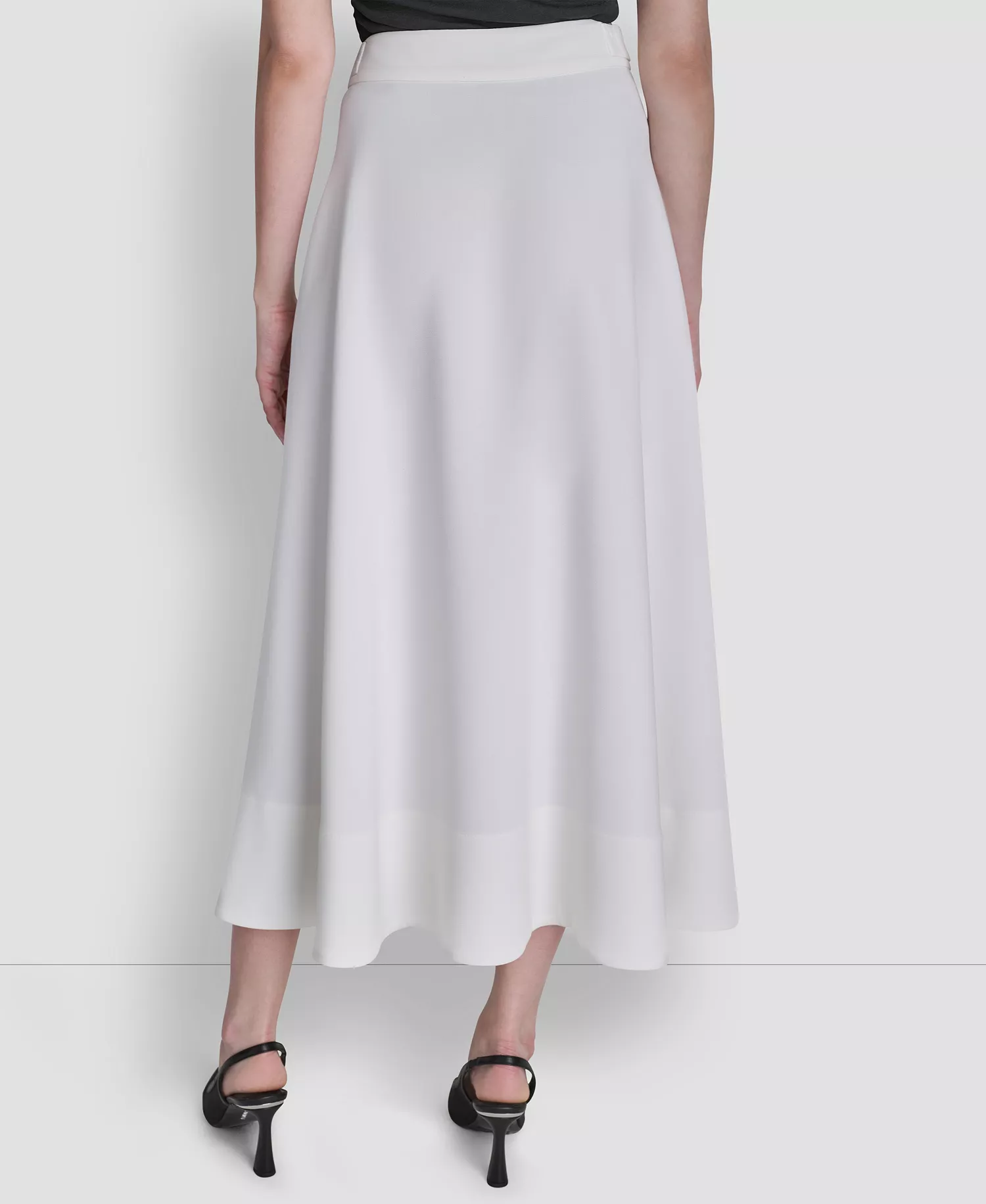 Women's Textured Maxi Skirt - Ivory - 0