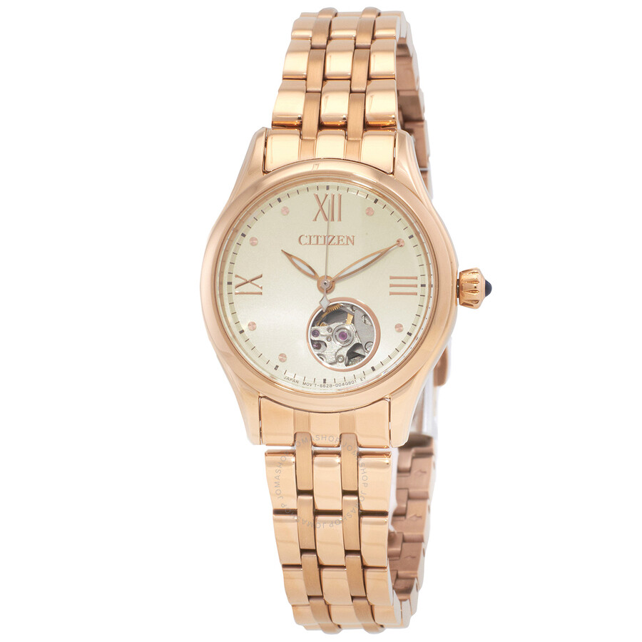 Citizen Luna Automatic Gold Dial Ladies Watch