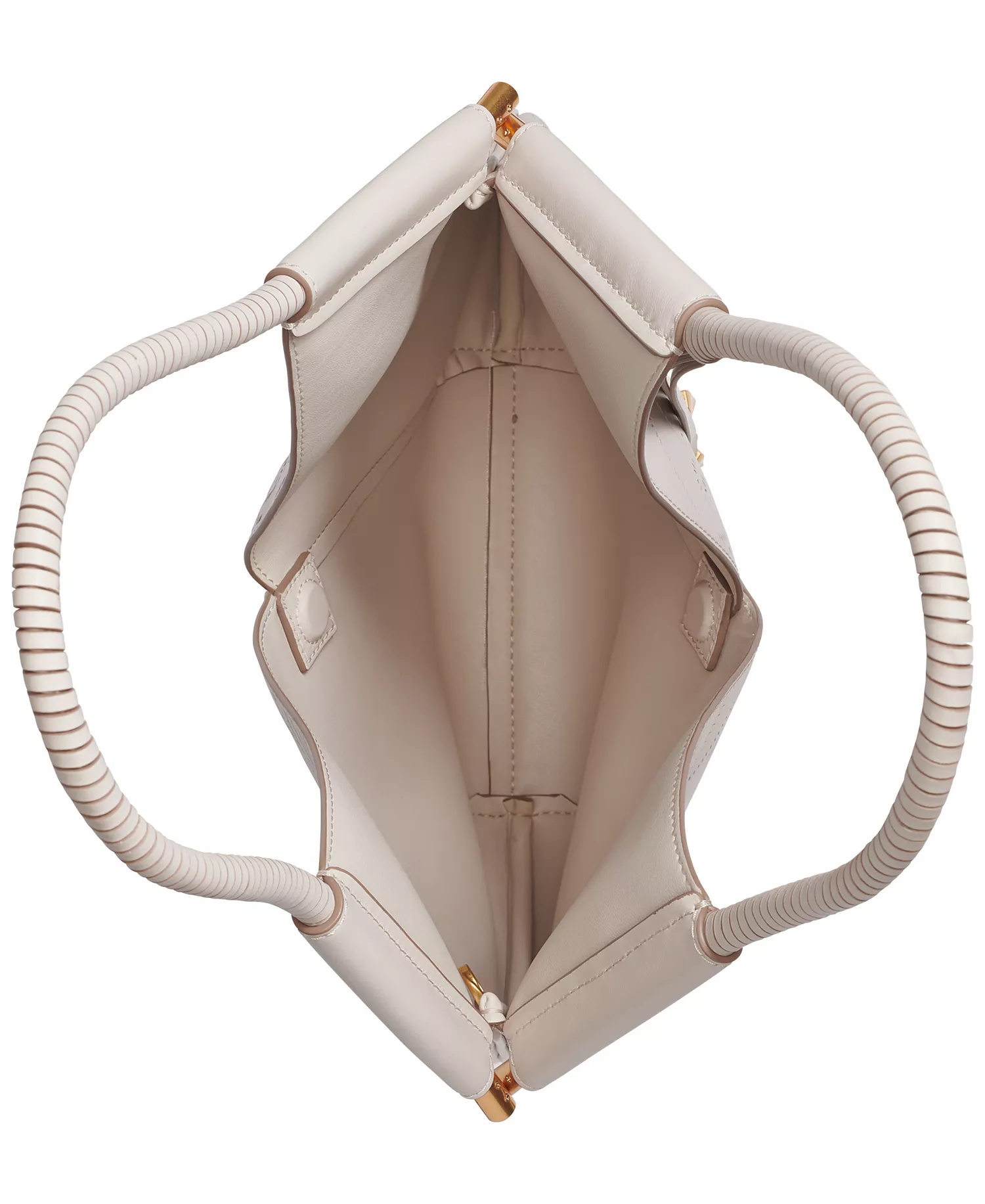 Baldwin Floral Perforated Large Shoulder Bag - Sand - ONE SIZE