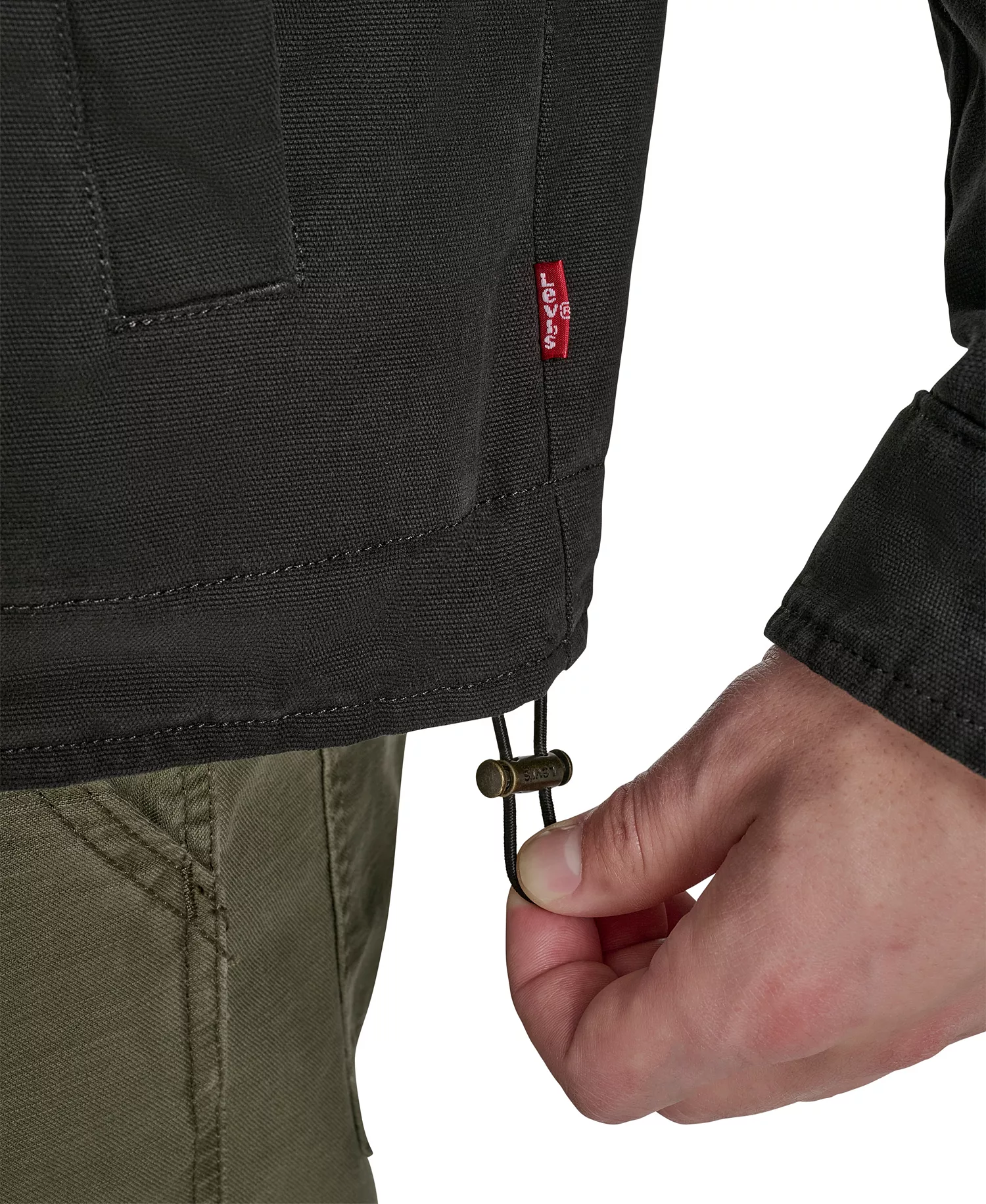 Men's Cotton Canvas Depot Jacket - Black - 2XL