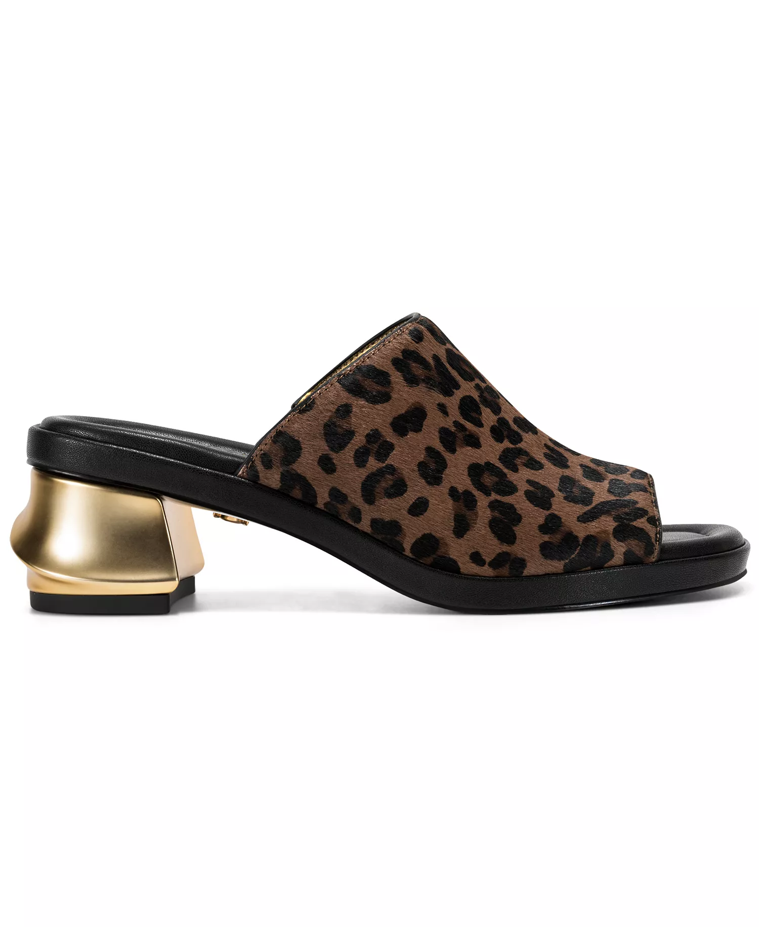Women's Tinley - Peep Toe Mules - Leopard - 10