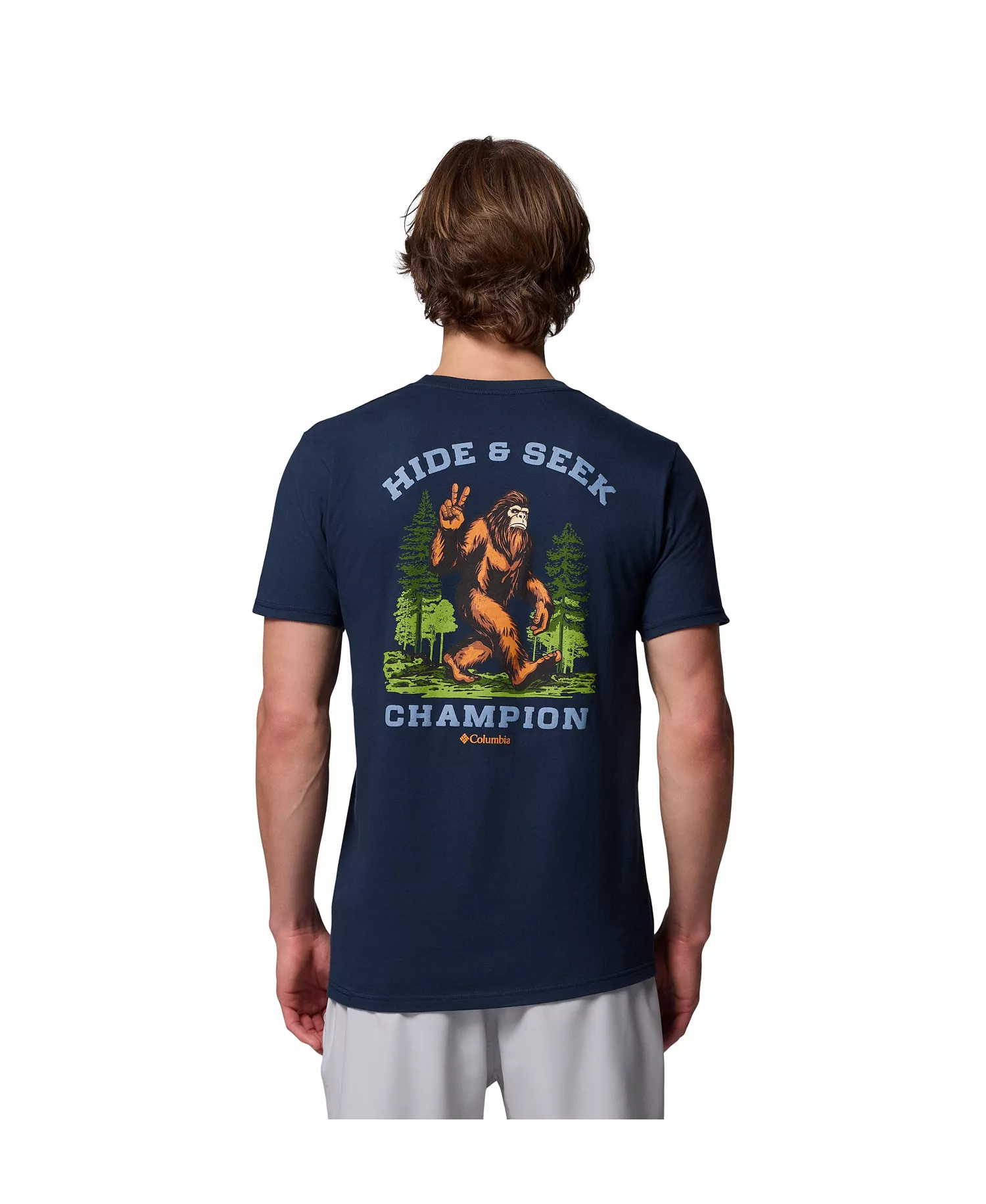 Men's Quatchy Graphic T-Shirt - Columbia navy - M