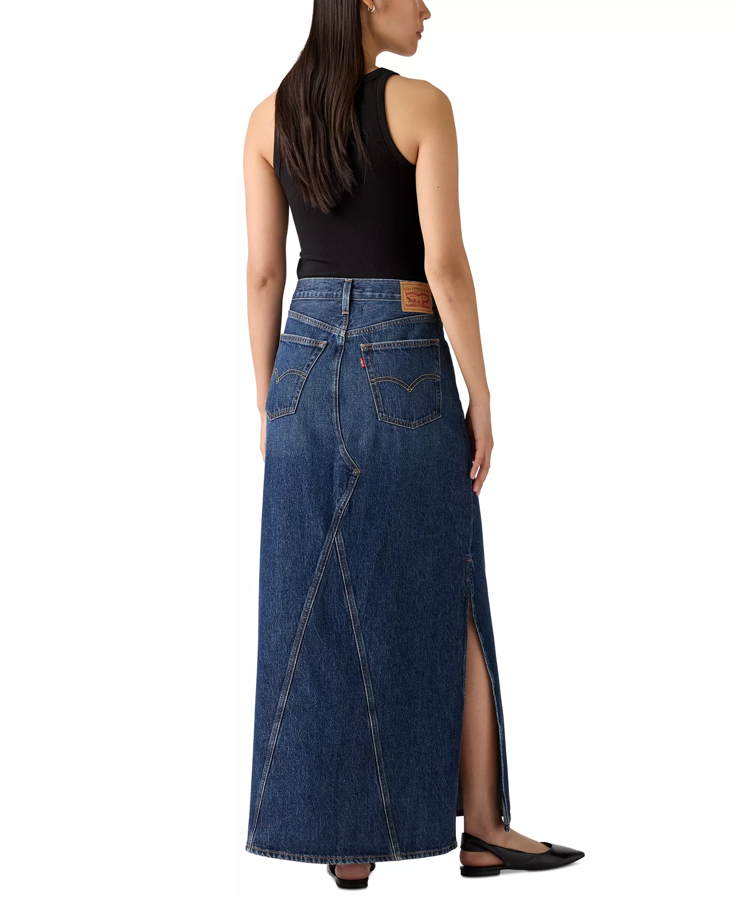Women's Cotton Iconic Side-Slit Maxi Skirt - Always Usually - 24