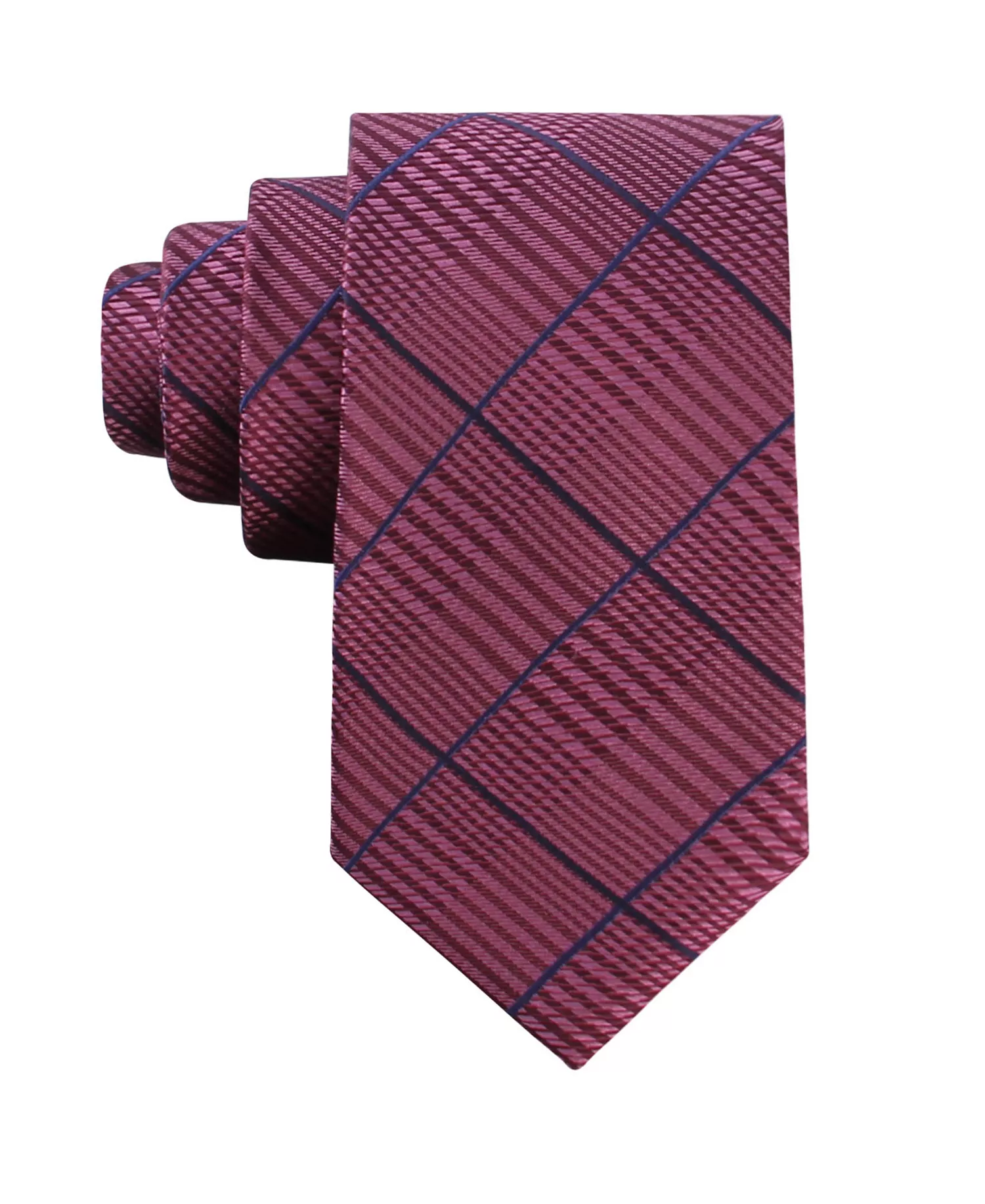 Men's Graham Glen Plaid Tie - Wine - ONE SIZE