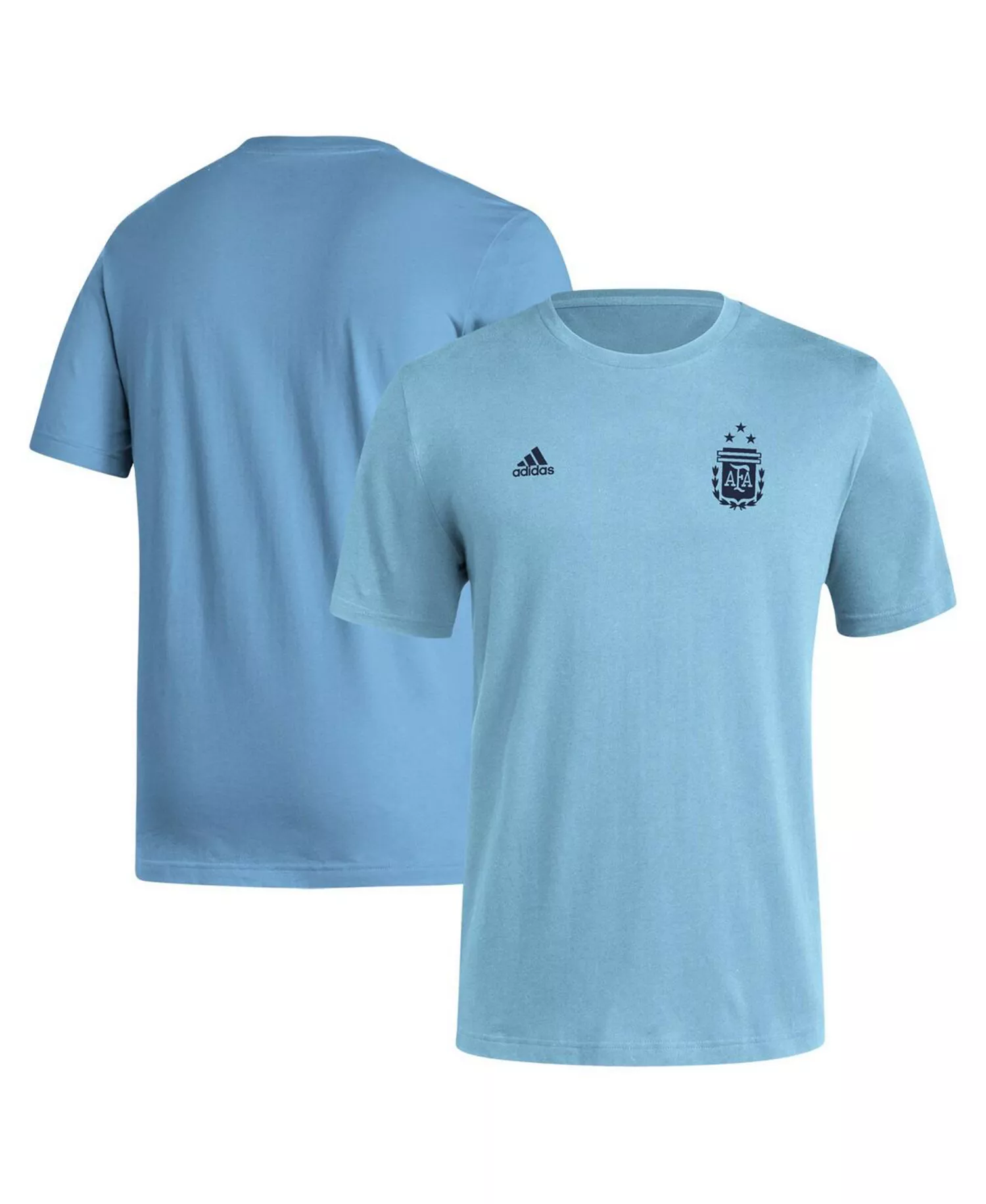 Men's Light Blue Argentina National Team Crest T-shirt - Light Blue - S