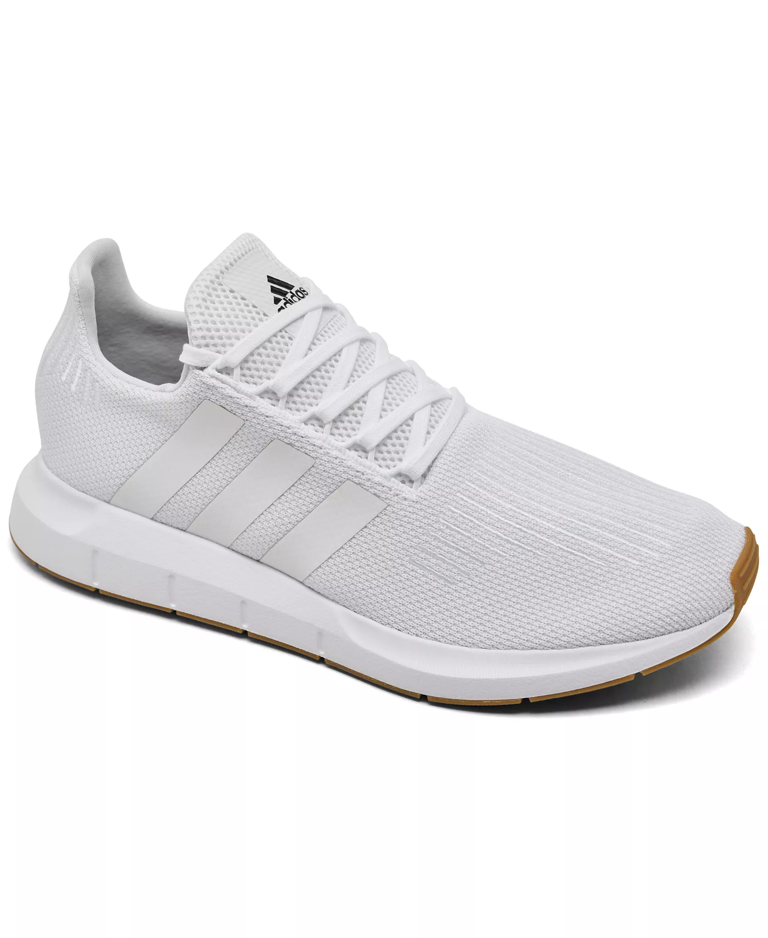 Men's Swift Run 1.0 Casual Sneakers from Finish Line - White, Gum - 10