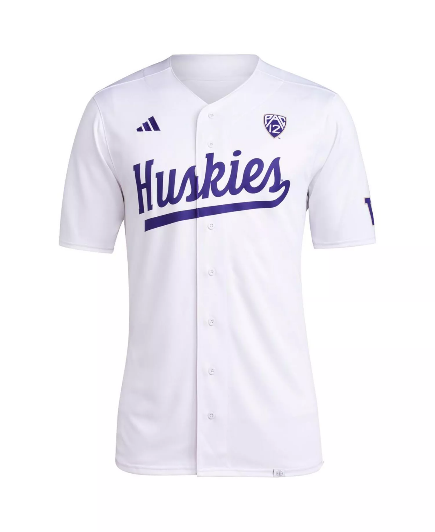 Men's White Washington Huskies Team Baseball Jersey - White - 2XL