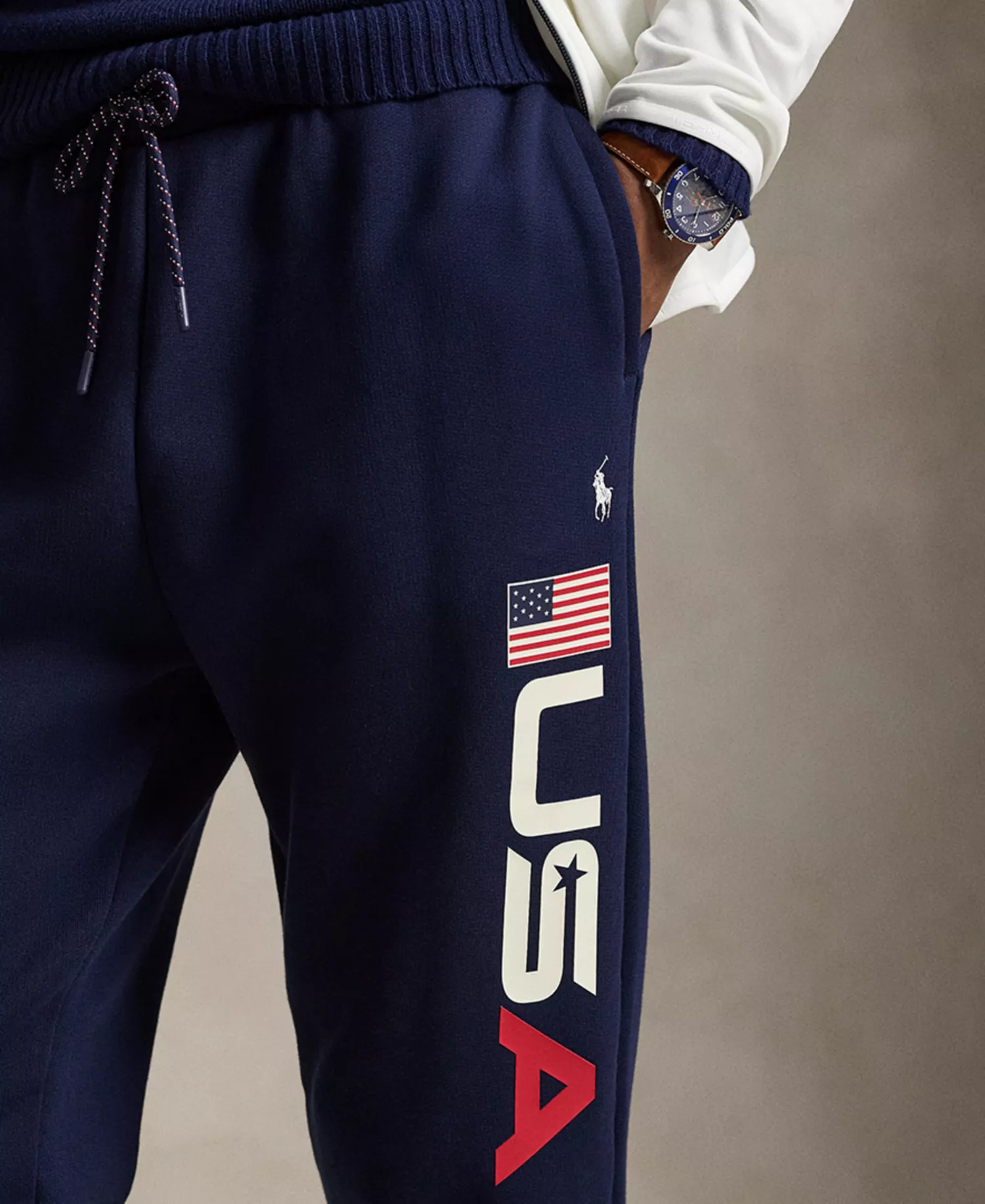 Men's Team USA Fleece Classic-Fit Sweatpants - Refined Navy - 2XL