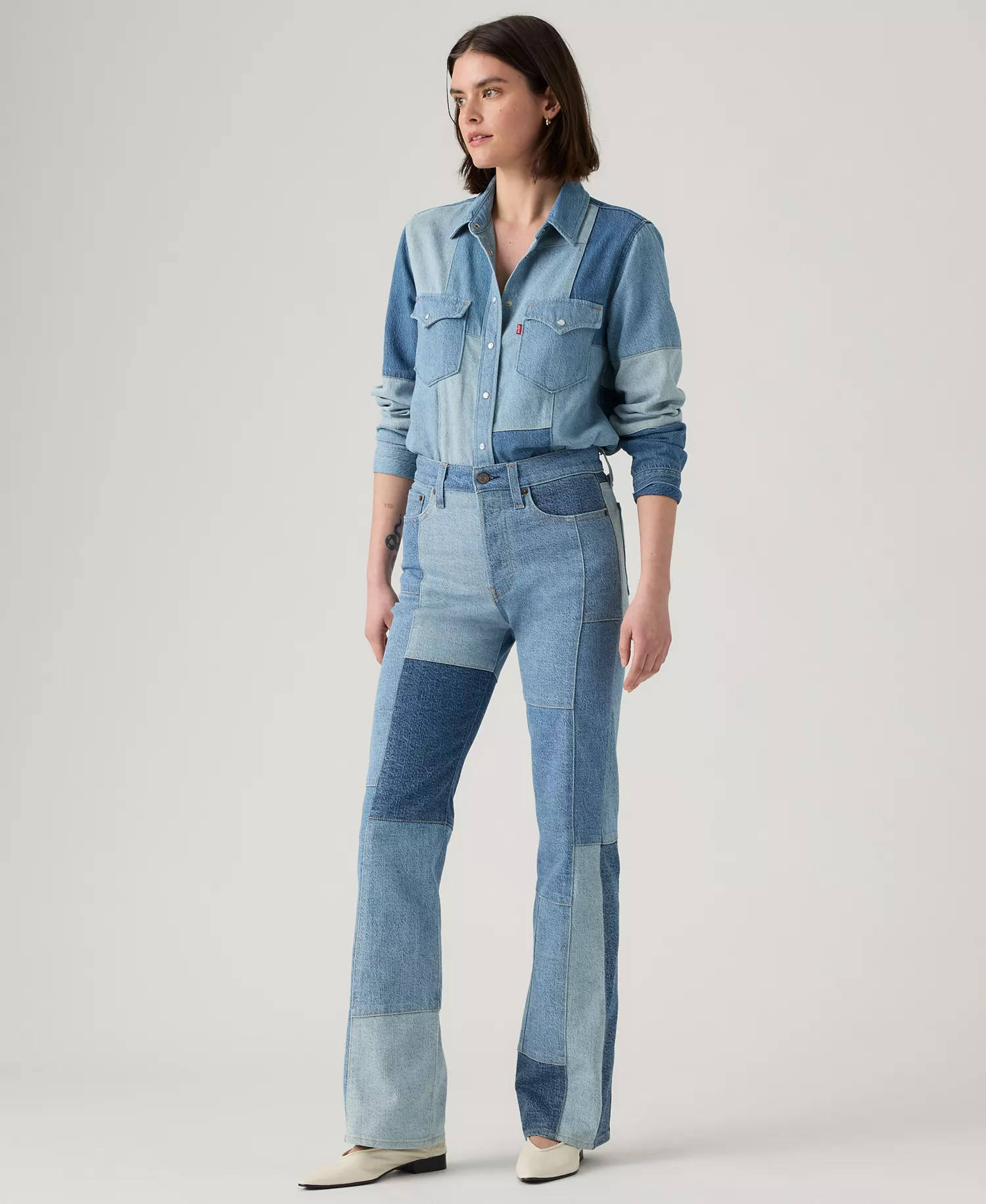 Premium Women's Wedgie Bootcut High Rise Jeans - Denim - 24