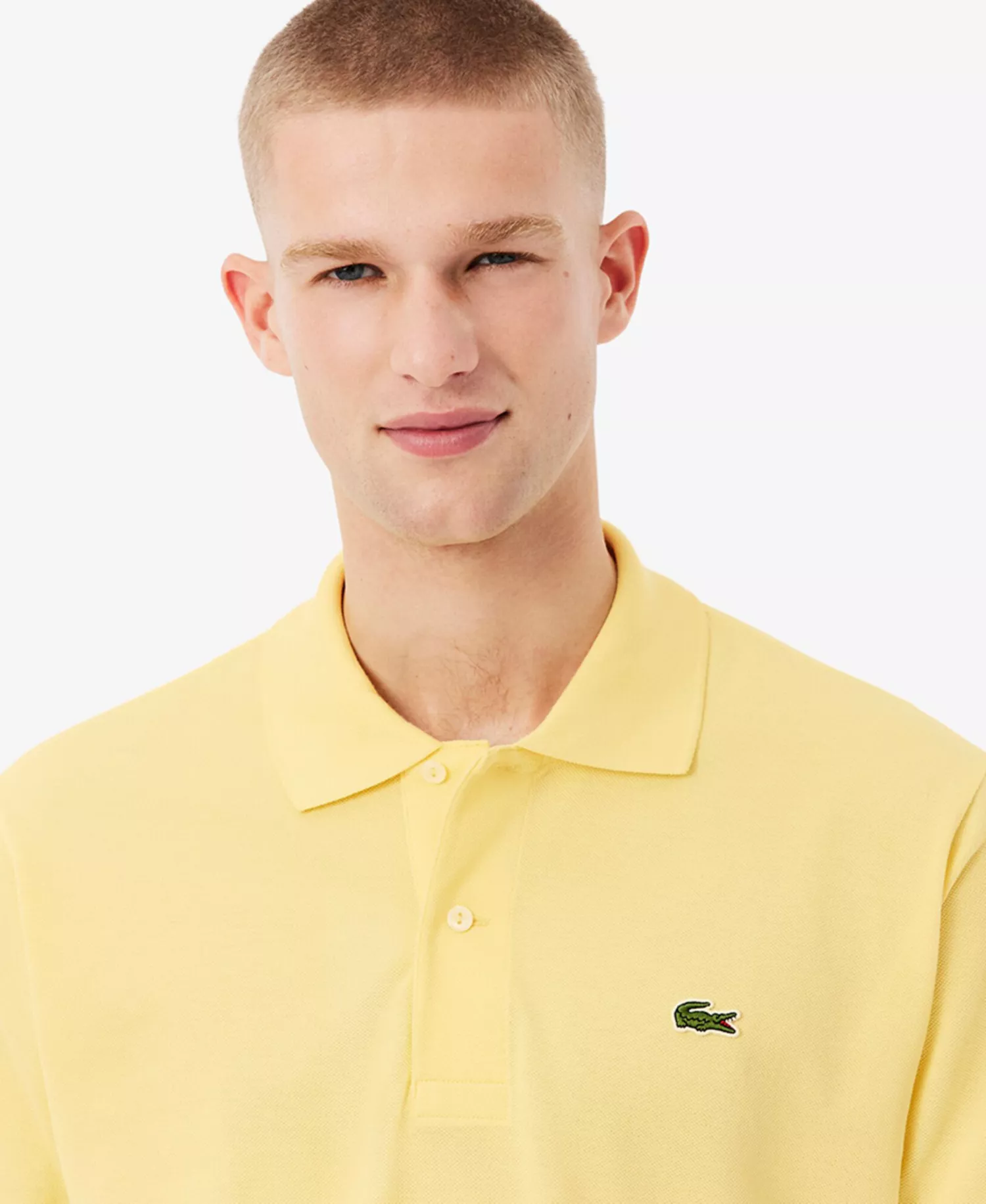Men's Classic Fit Short-Sleeve Polo Shirt - Bright Yellow - 2XL
