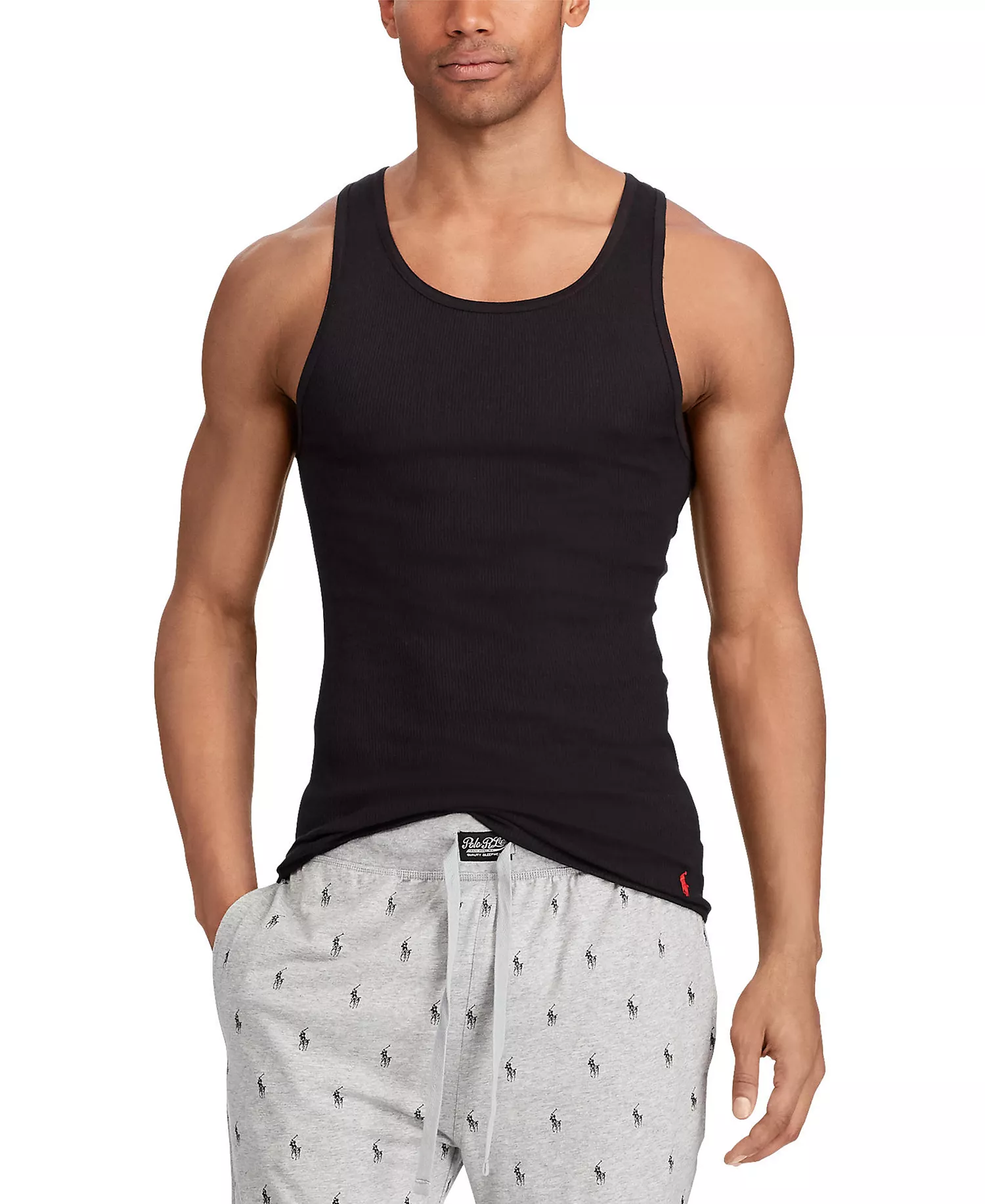 Men's 3-Pack Classic-Fit Tank Tops - Andover / Madison / Black - L