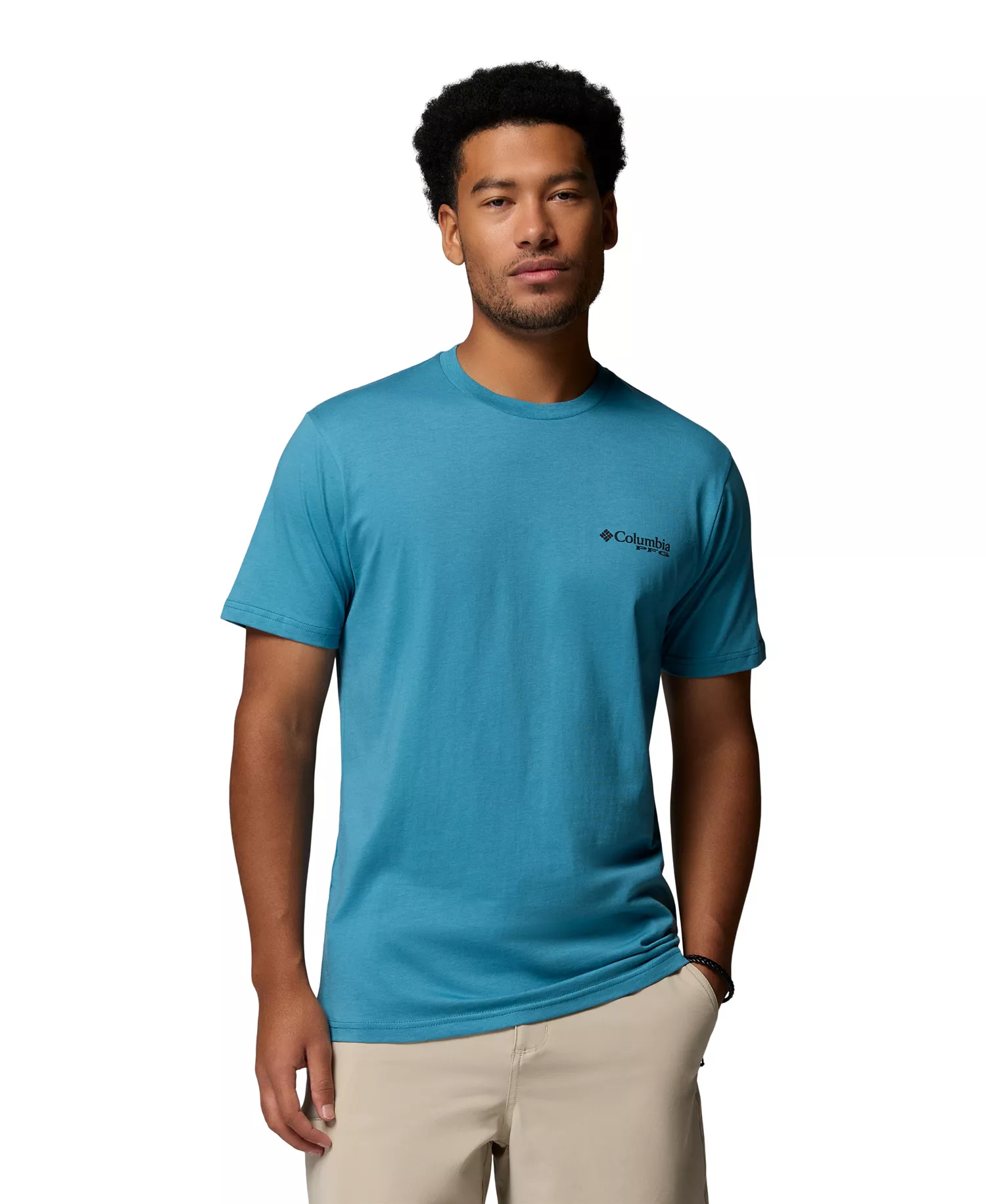 Men's PFG Craiggy Graphic T-Shirt - Canyon Blue - L