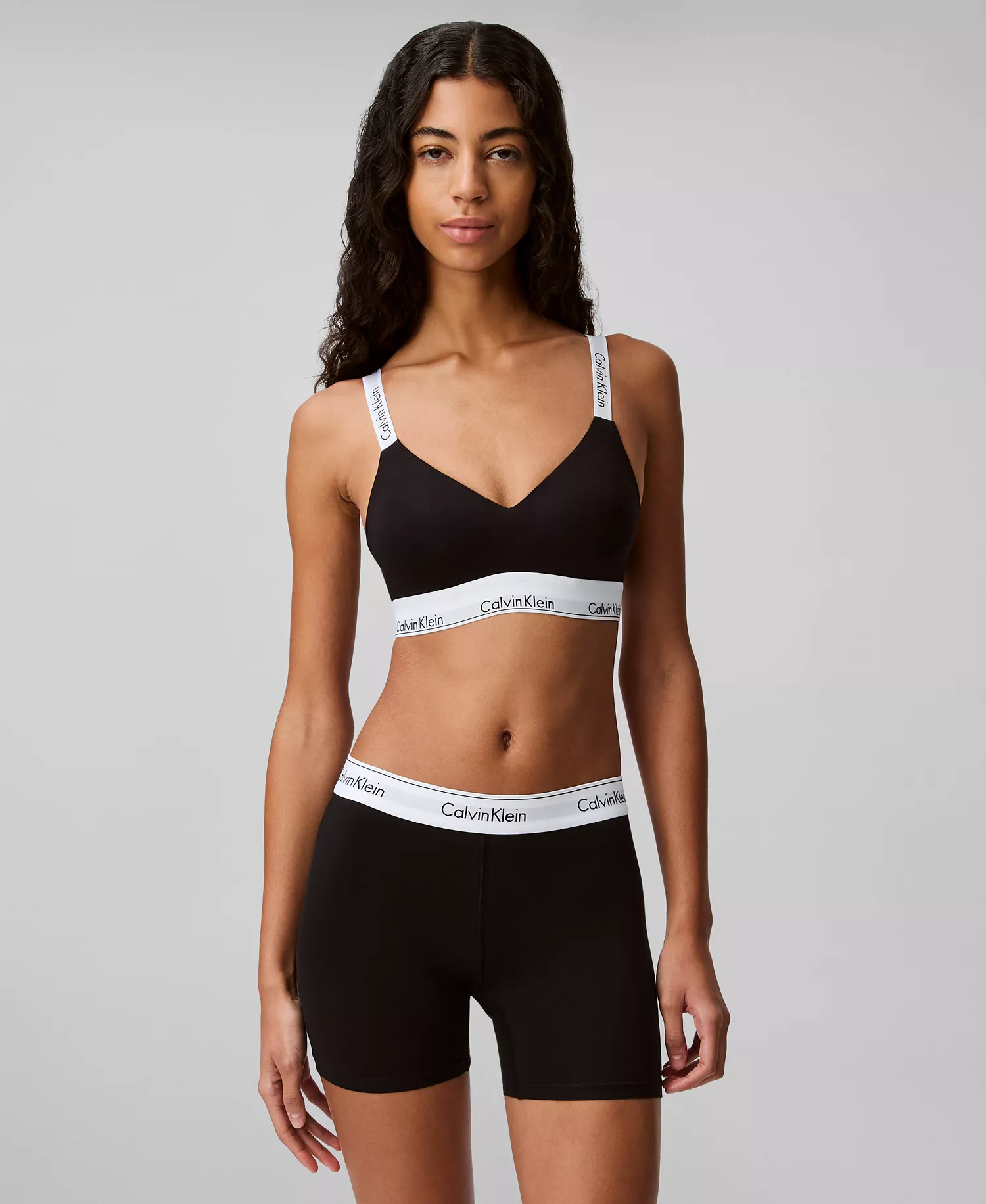 Women's Modern Cotton Boxer Brief QF7625 - Black - L