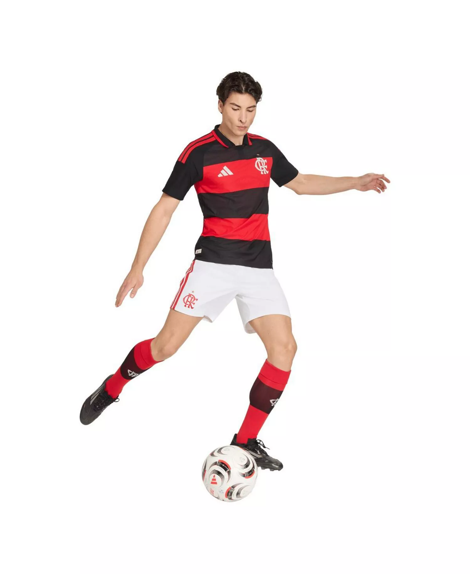 Men's Red CR Flamengo 2026 Home Authentic Jersey - Red - 2XL