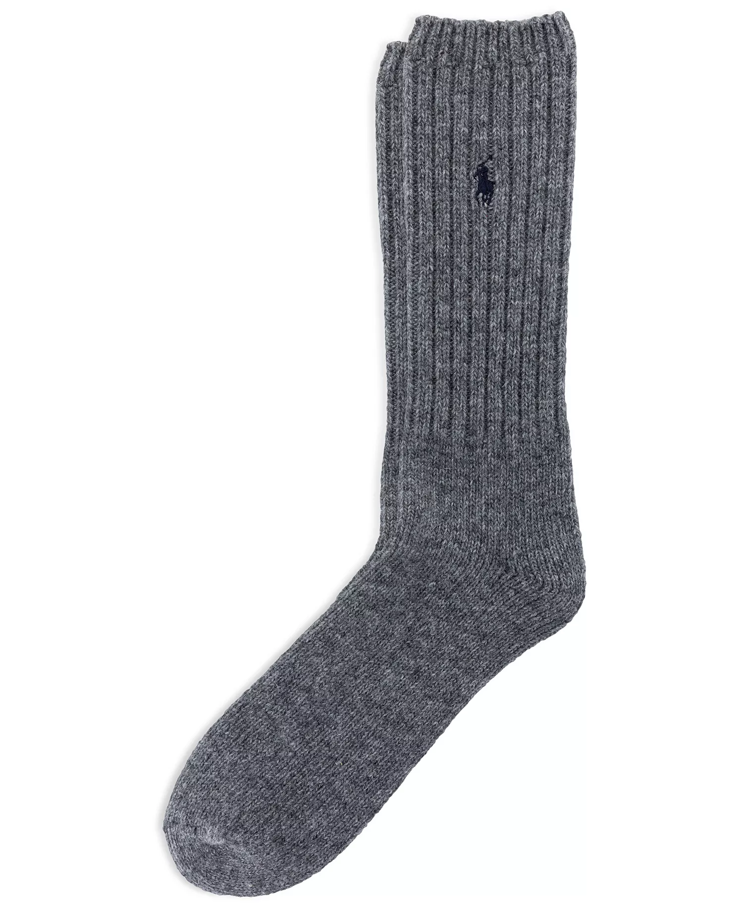 Men's Wool Rib Boot Single Socks - Gray - 7-12