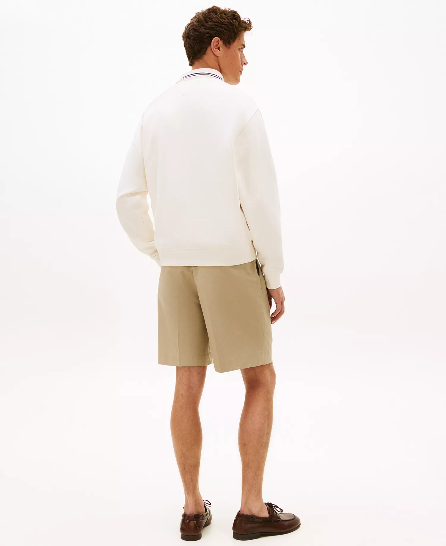 Men's Country Club Rugby Long-Sleeve Sweatshirt - Ivory Petal - L