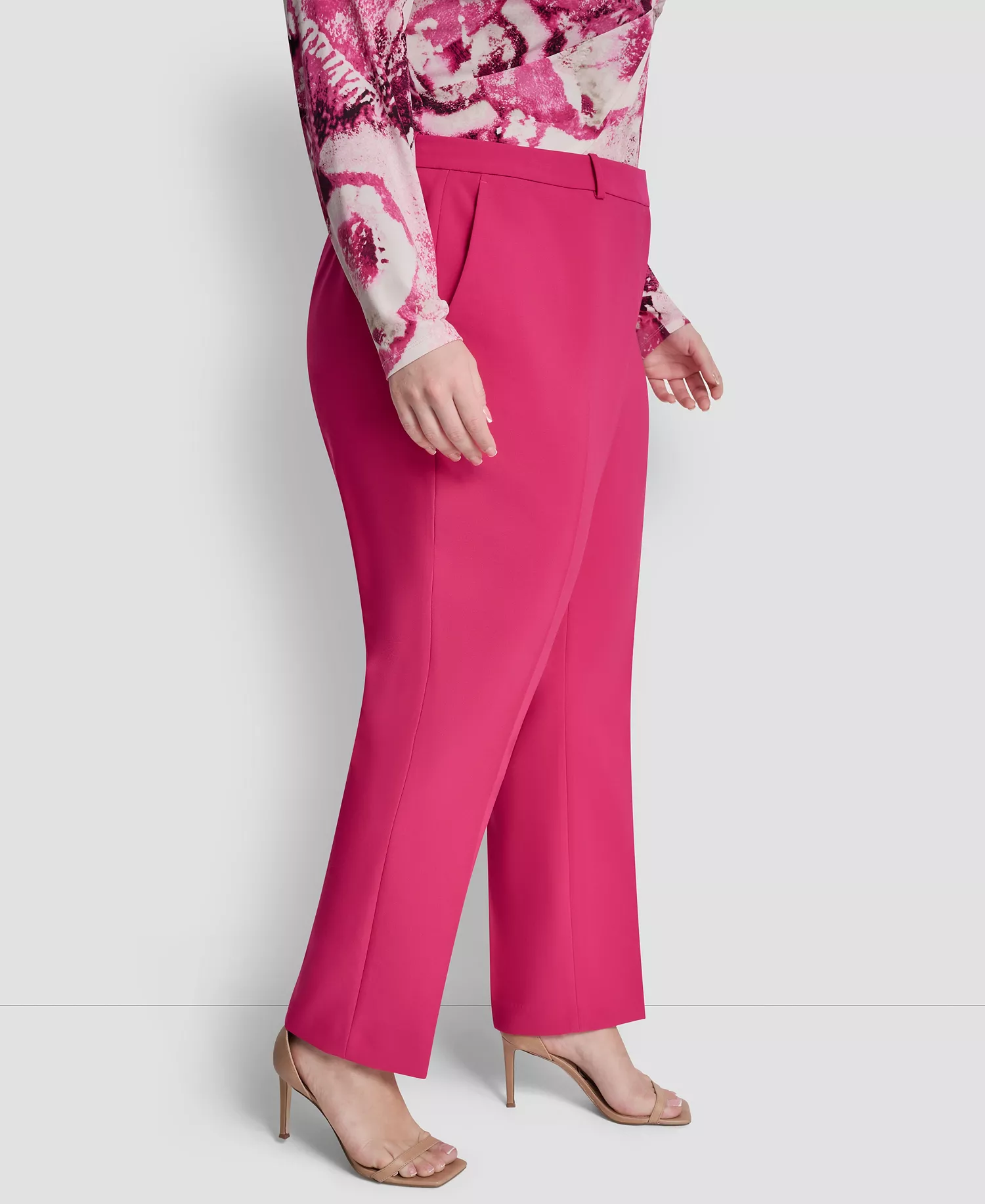 Plus Size Essex Ankle Pants - Hot Pink - 14W