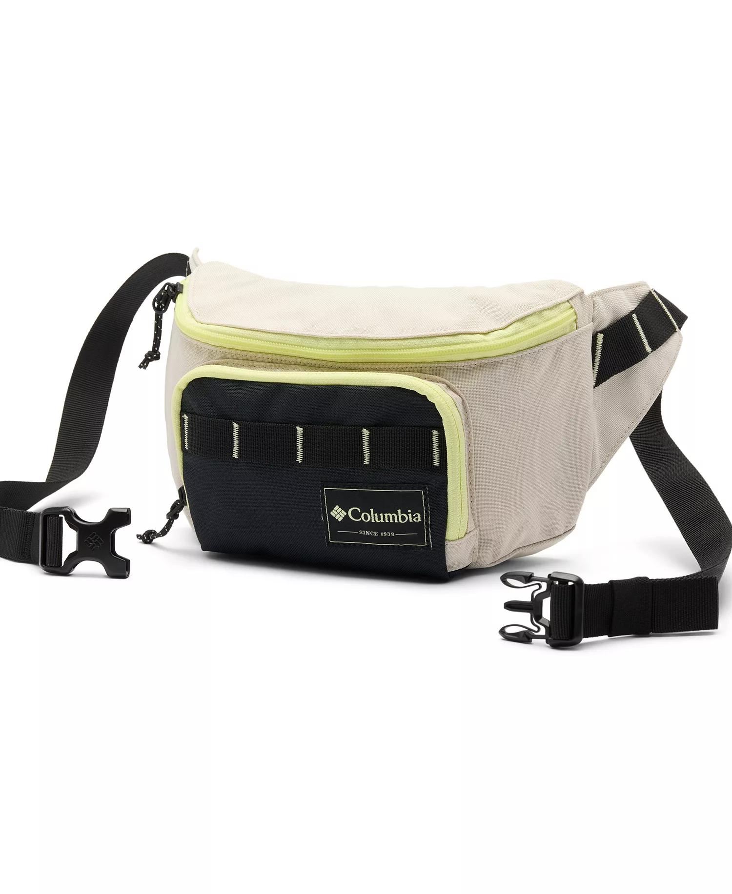 Men's Zigzag Hip Pack - Dark stone, Black - ONE SIZE