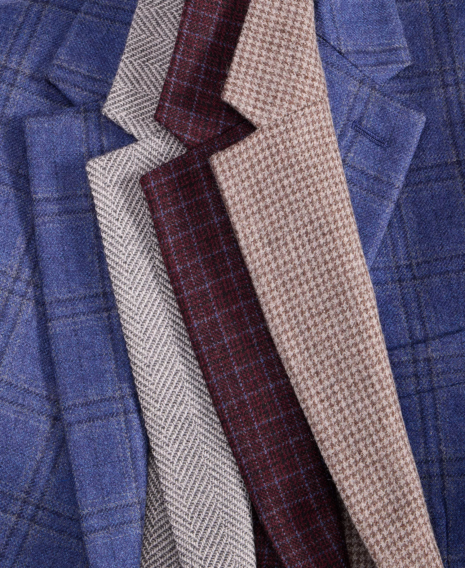 Men's Modern-Fit Wool-Blend Sport Coat - Burgundy - 38S