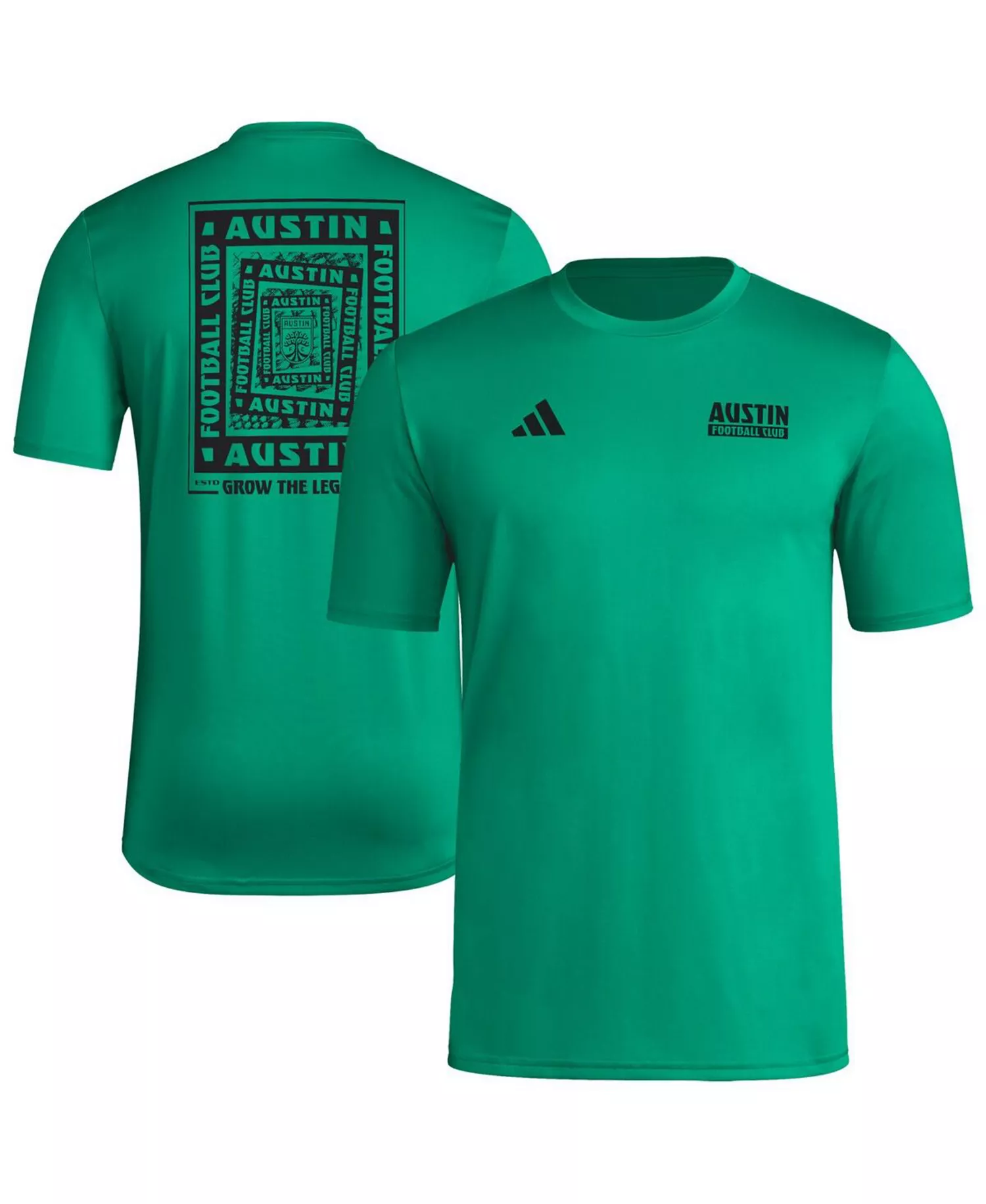 Men's Green Austin FC Local Wrap T-Shirt - Green - 2XL