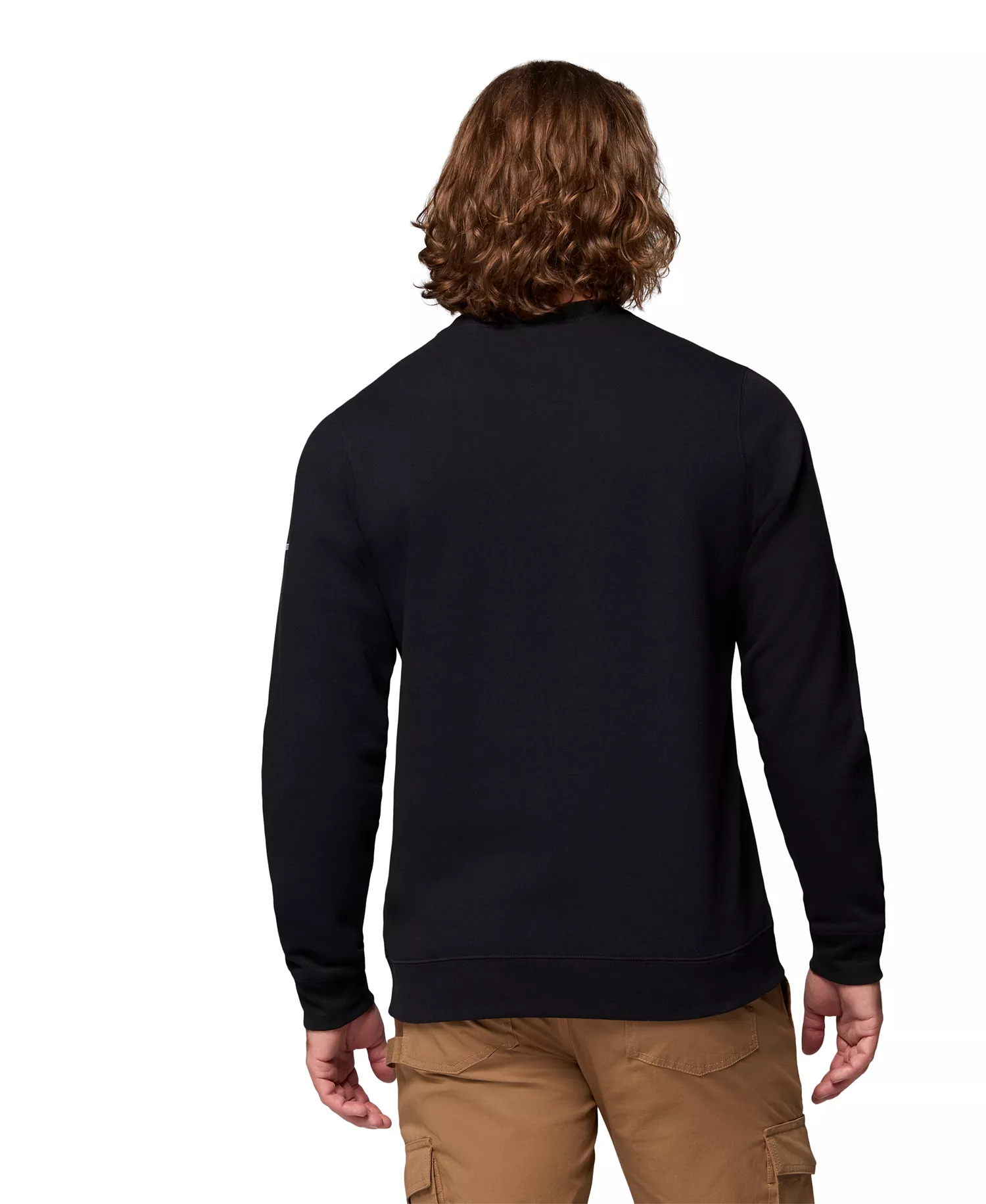 Men's Trek Crew Sweatshirt - Black, Outdoor Arch - L