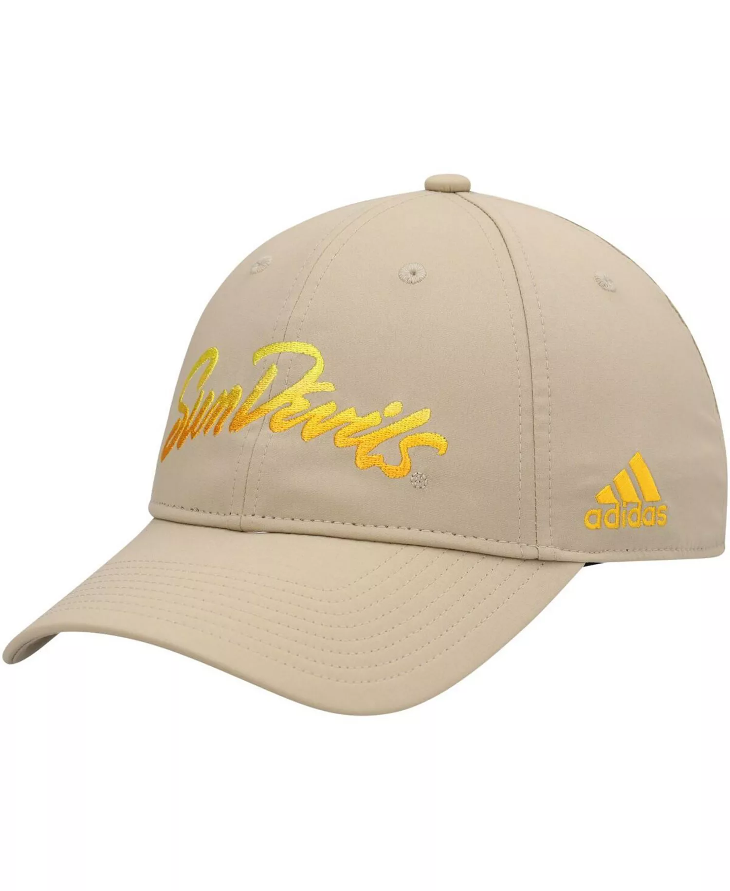 Men's Khaki Arizona State Sun Devils Rising Devils Slouch Adjustable Hat - Khaki - One Size Fits All