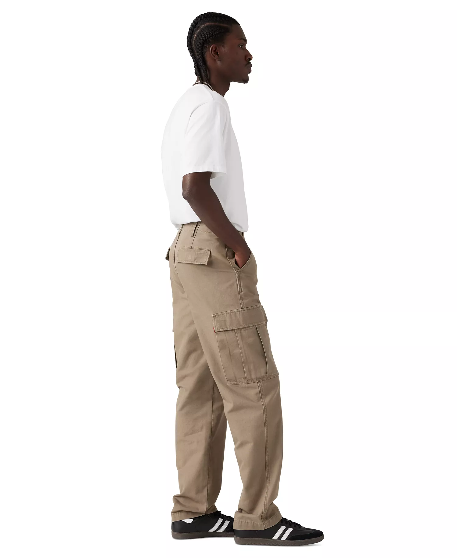Men's XX Relaxed-Fit Straight-Leg Cargo Pants - Beige - 28x30
